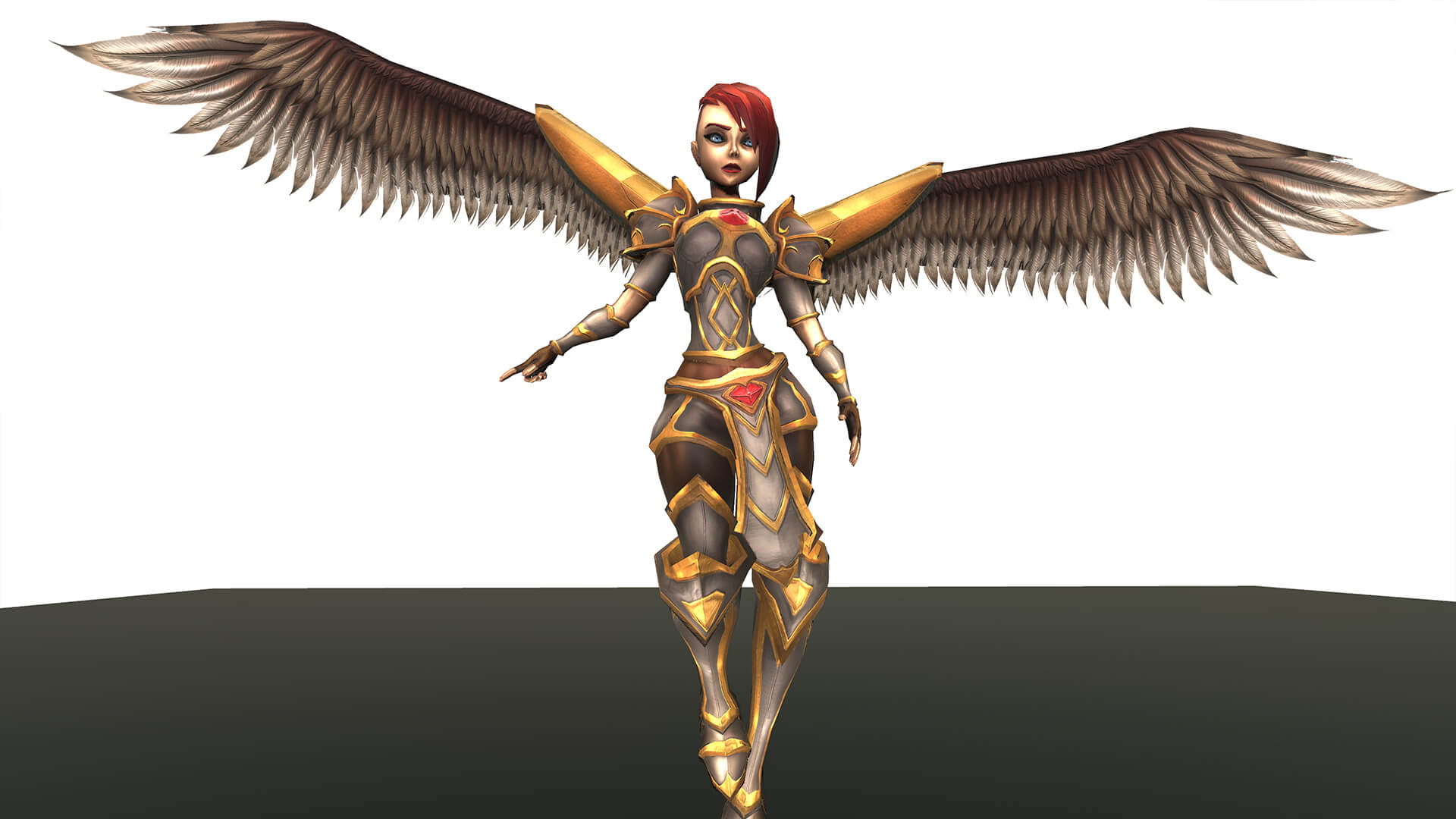 Angel 3D Character Free Model with PBR Textures 3D Model