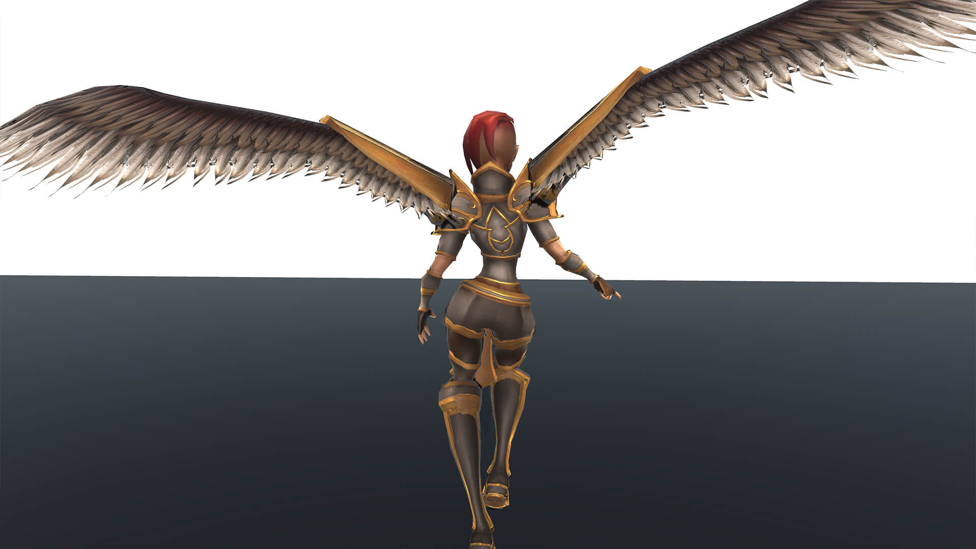 Angel 3D Character Free Model with PBR Textures 3D Model