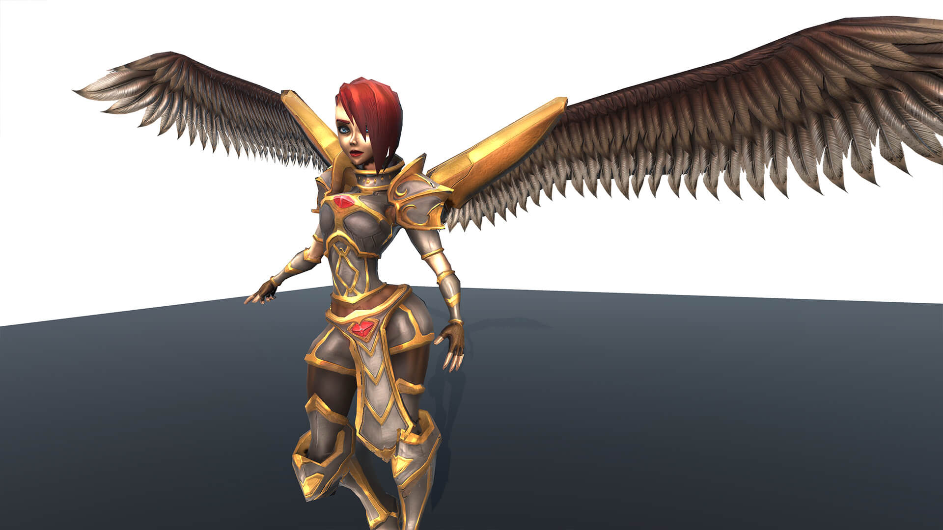 Angel 3D Character Free Model with PBR Textures 3D Model
