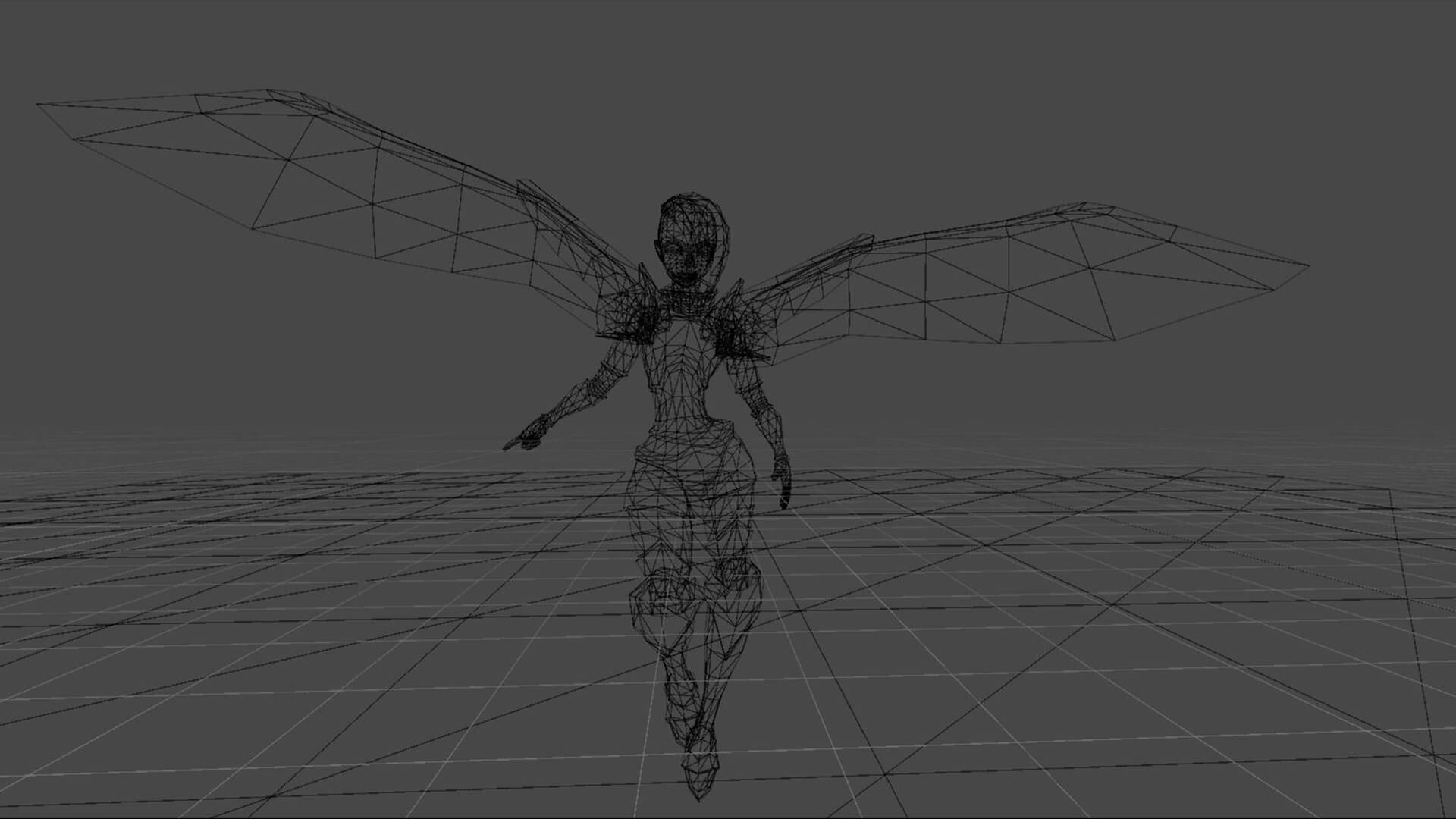 Angel 3D Character Free Model with PBR Textures 3D Model