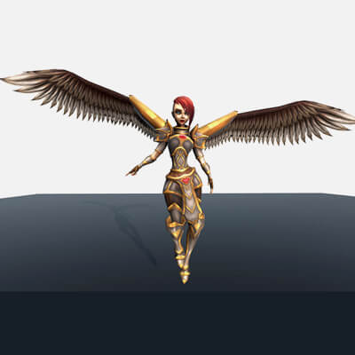 Angel 3D Character Free Model with PBR Textures