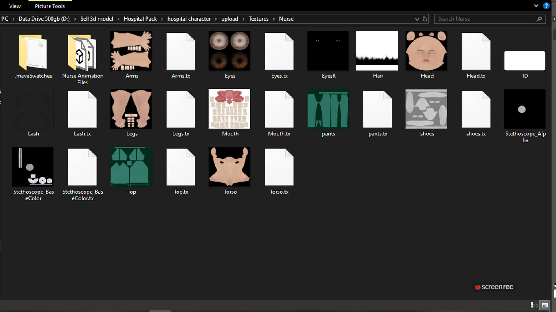 Realistic Hospital Staff Characters Pack &ndash Doctors Nu 3D Model
