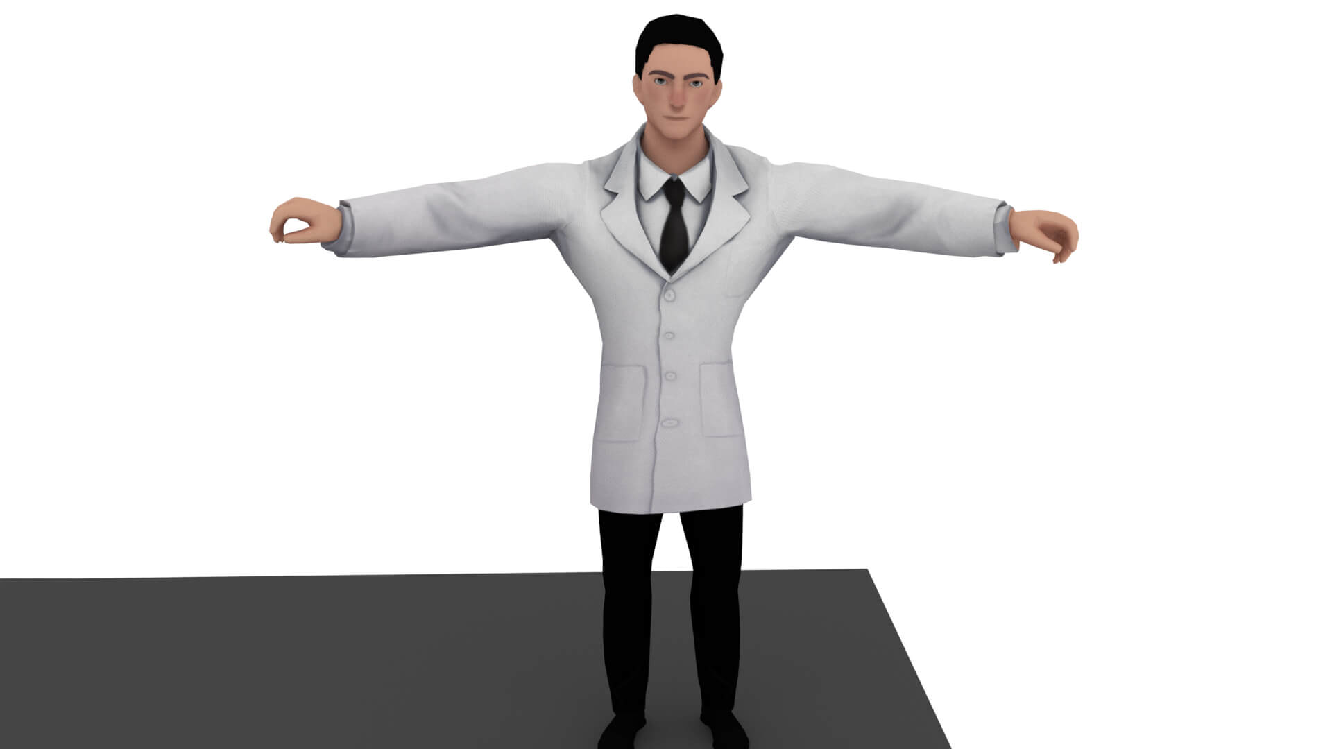 Realistic Hospital Staff Characters Pack &ndash Doctors Nu 3D Model