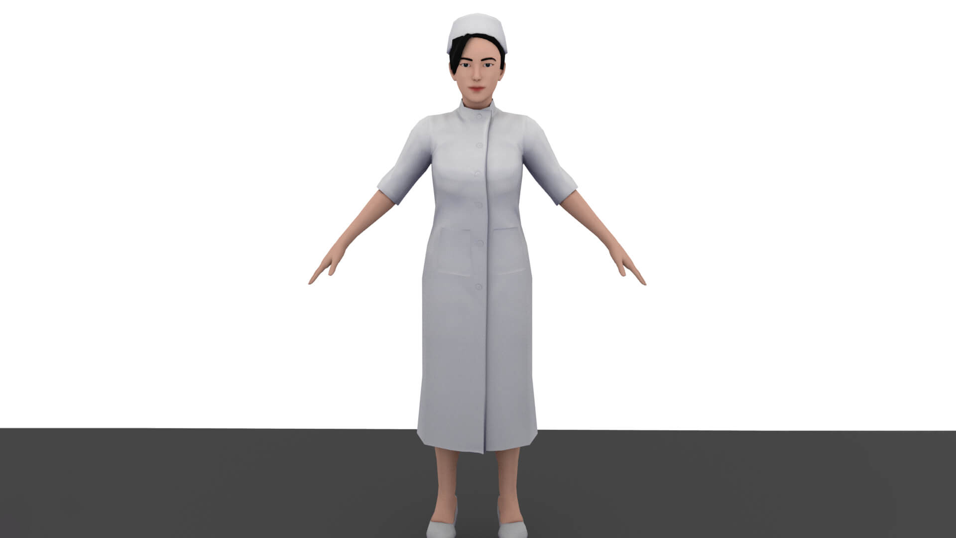 Realistic Hospital Staff Characters Pack &ndash Doctors Nu 3D Model