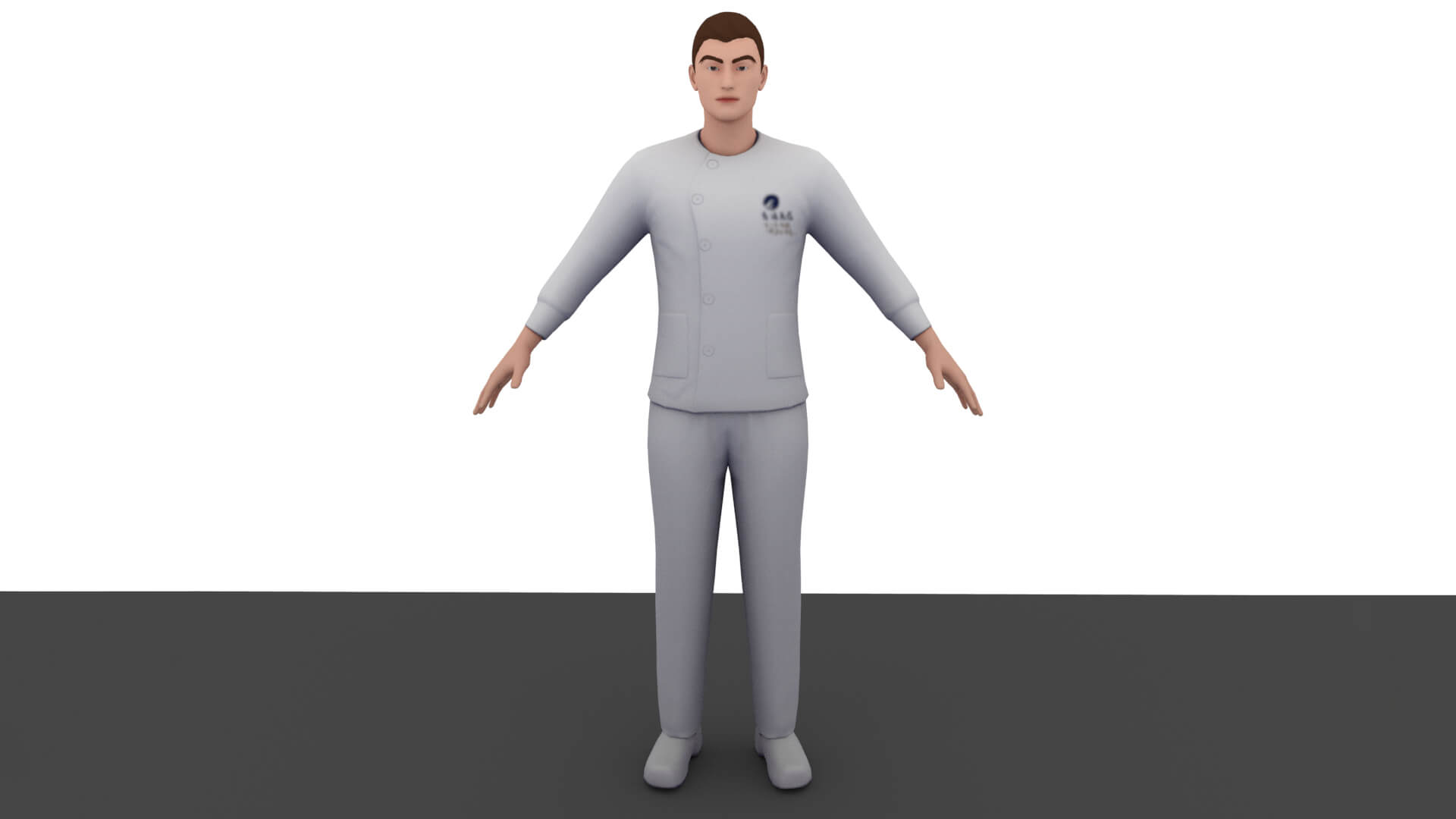 Realistic Hospital Staff Characters Pack &ndash Doctors Nu 3D Model