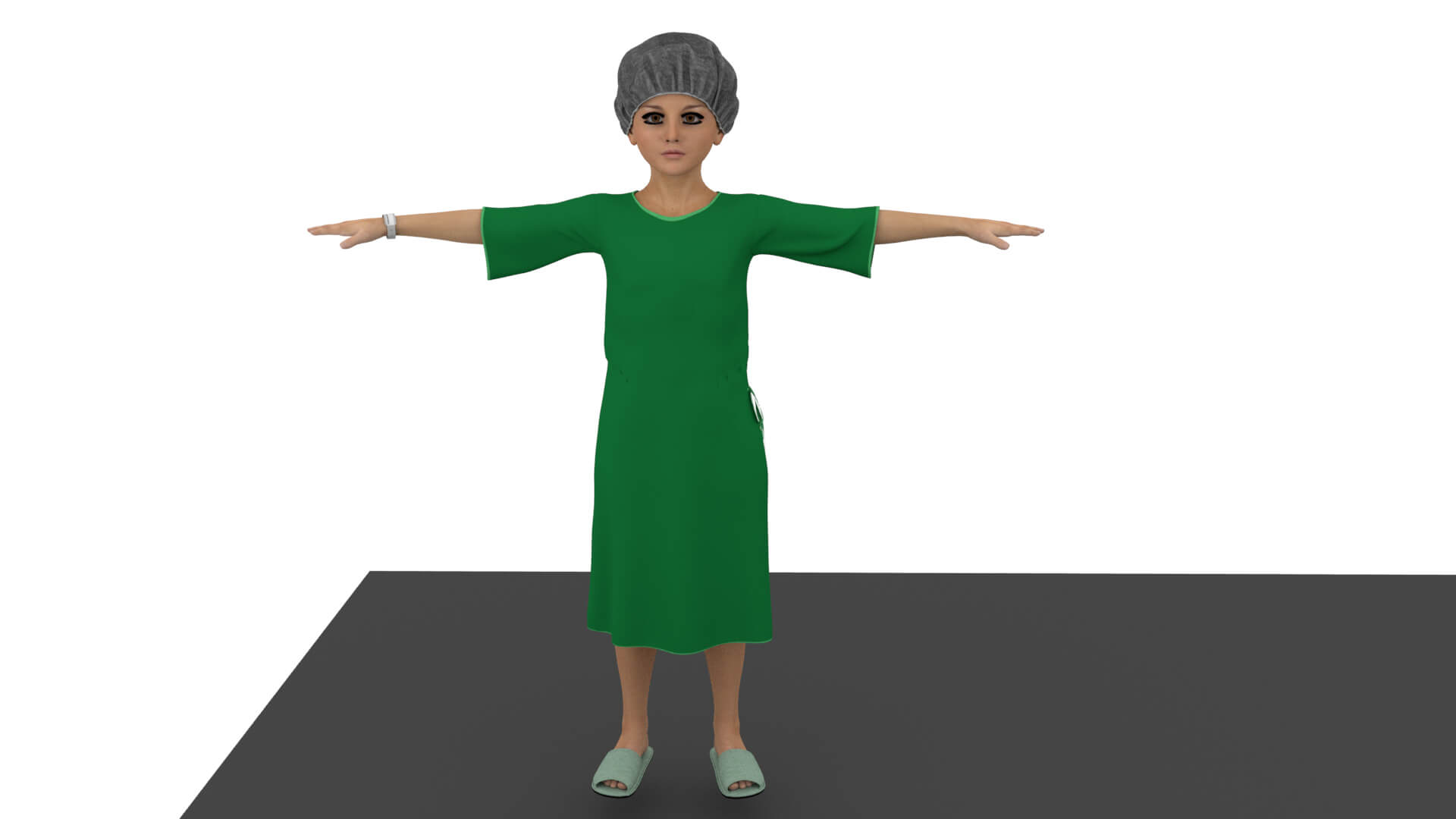 Realistic Hospital Staff Characters Pack &ndash Doctors Nu 3D Model