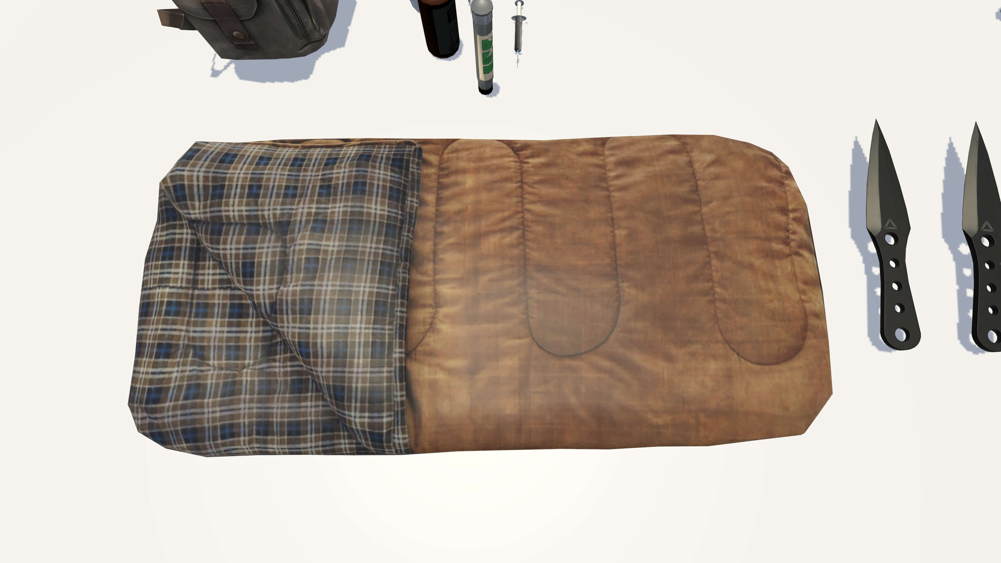 Realistic Survival Camping Props Pack 3D Model