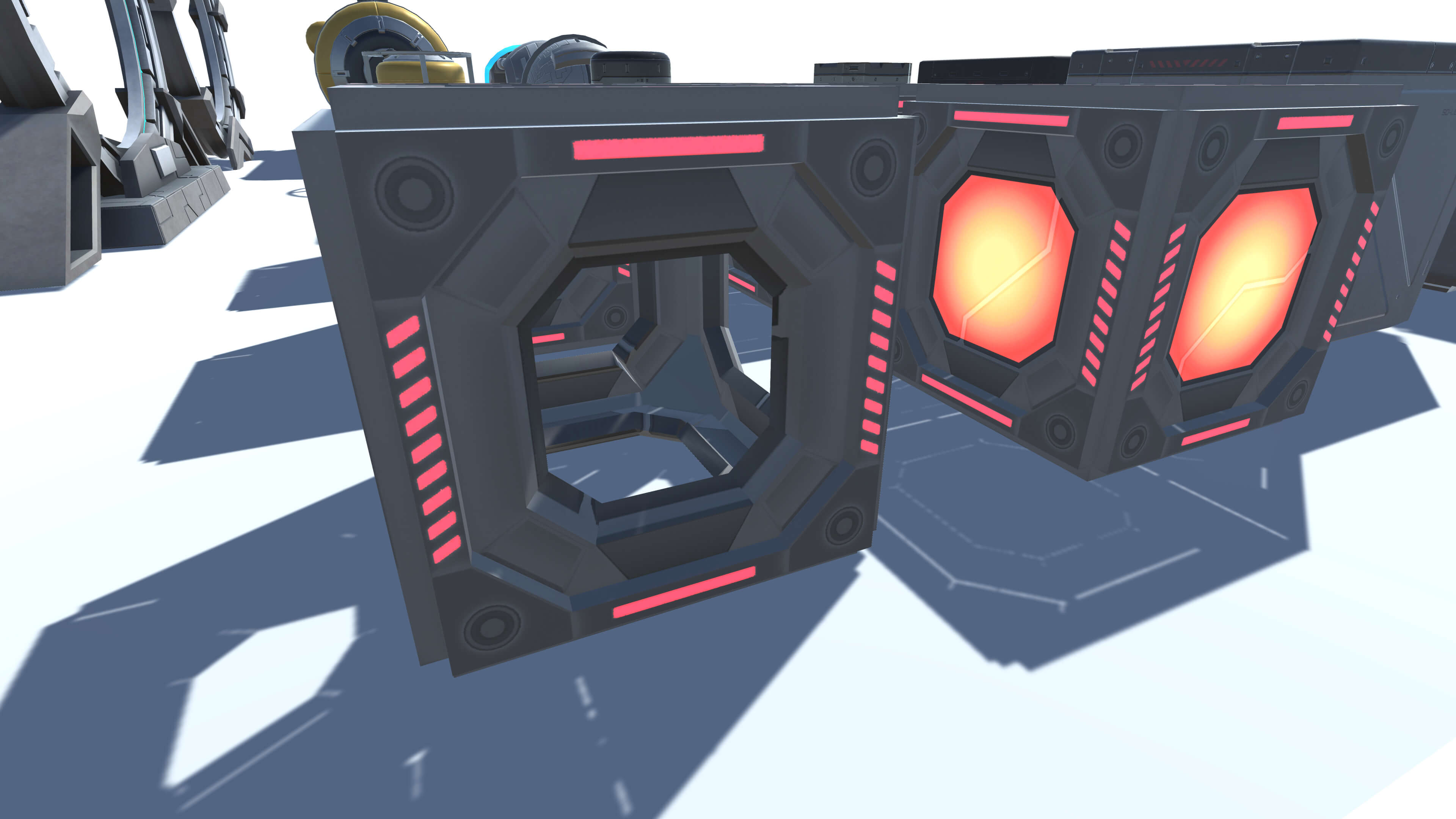 Sci-Fi Environment and Prop 3D Model Pack 3D Model