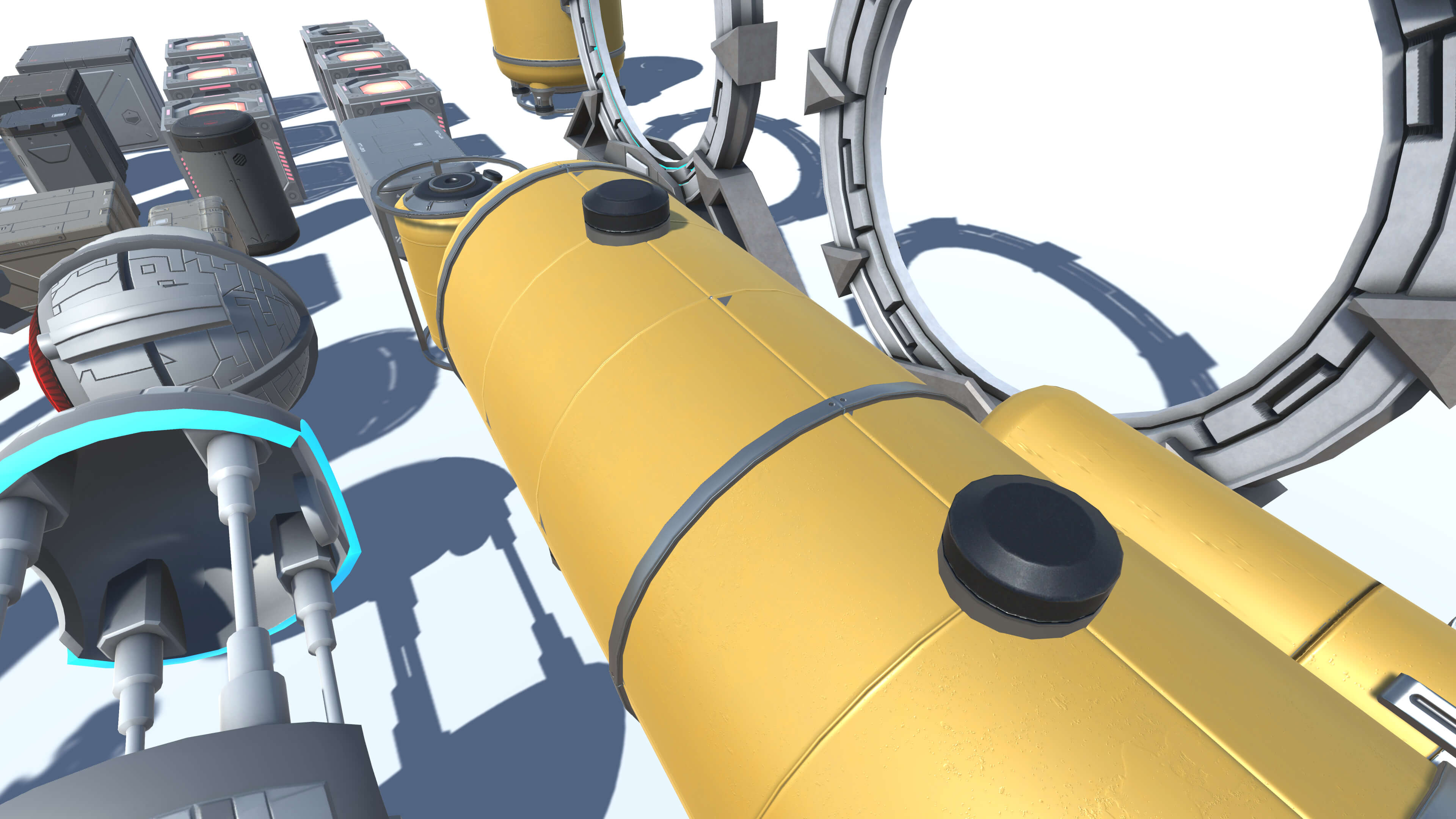Sci-Fi Environment and Prop 3D Model Pack 3D Model