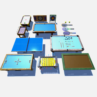 Sports Games Room Collection Model