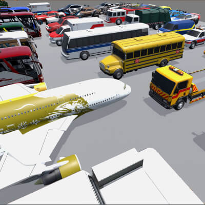 Ultimate City Vehicles, Aircraft & Service Fleet Mega Pa
