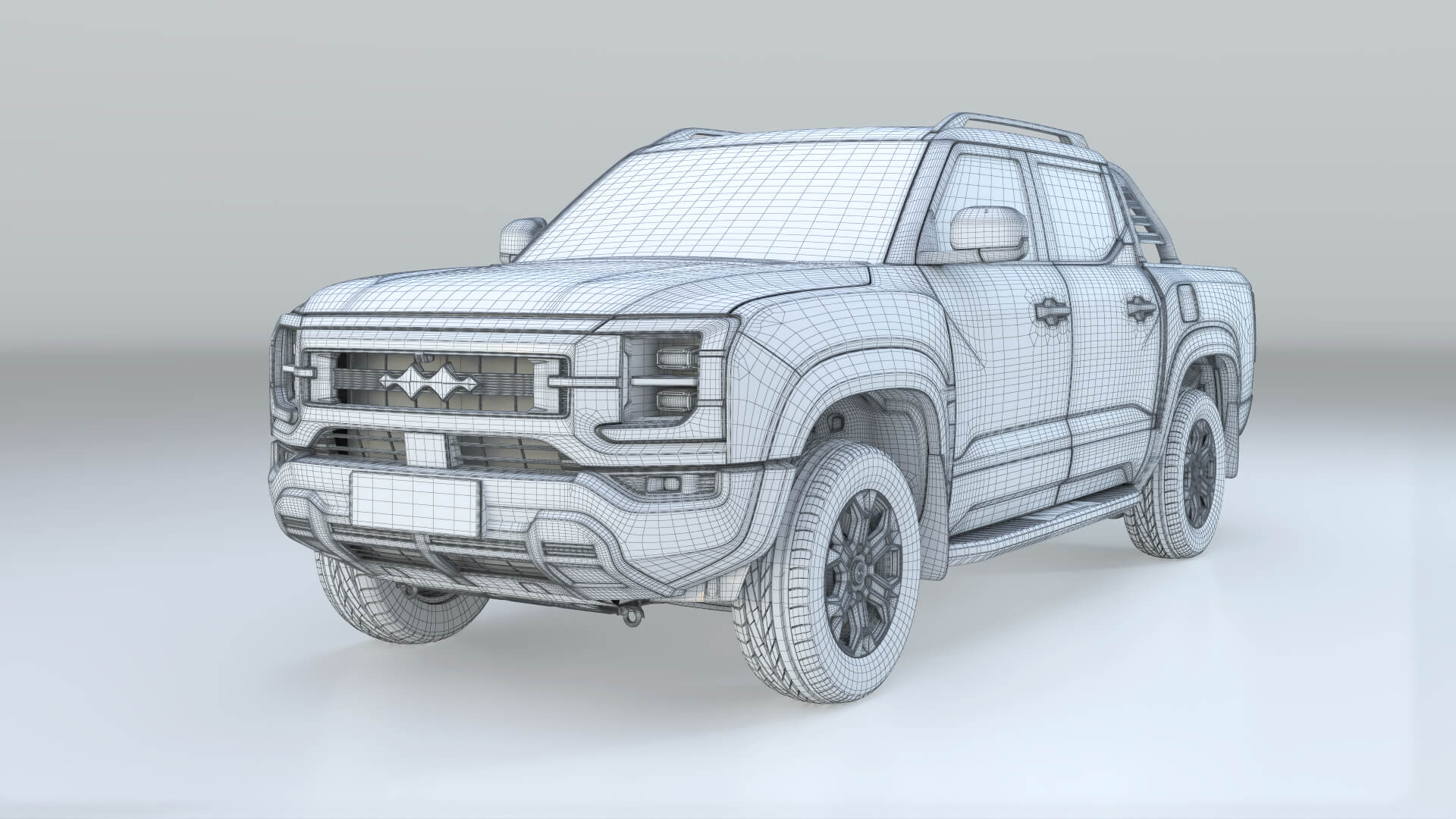 2027 BYD Fangchengbao Shark DMO with Interior 3D Model