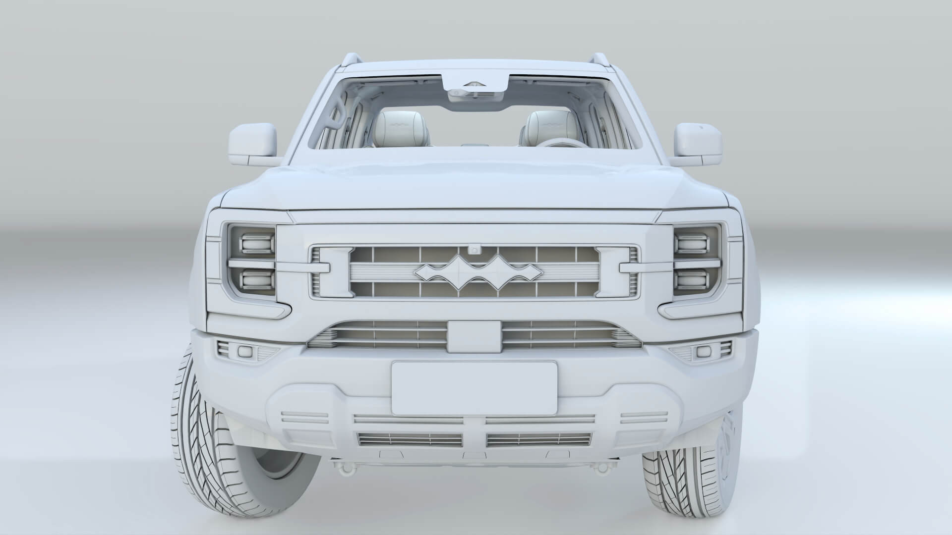 2027 BYD Fangchengbao Shark DMO with Interior 3D Model