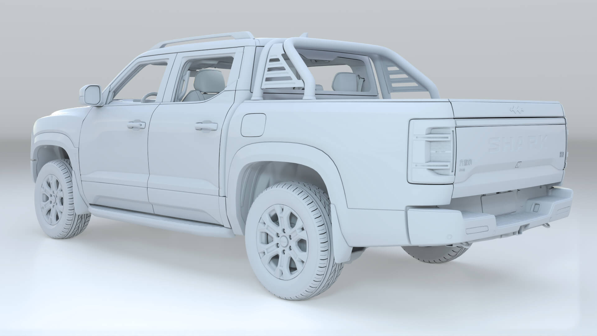 2027 BYD Fangchengbao Shark DMO with Interior 3D Model