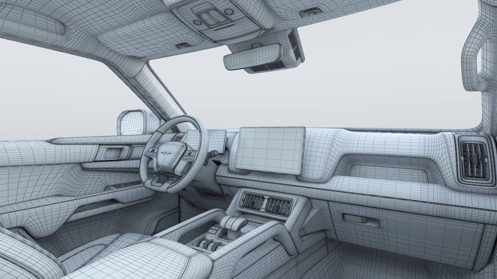 2027 BYD Fangchengbao Shark DMO with Interior 3D Model