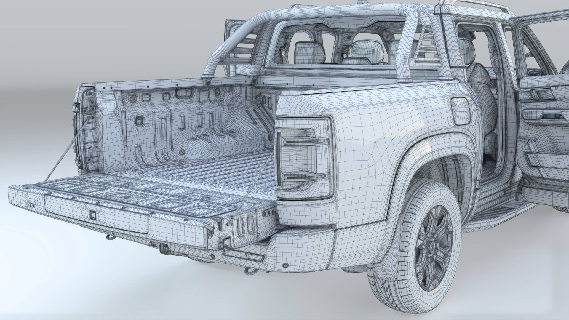 2027 BYD Fangchengbao Shark DMO with Interior 3D Model