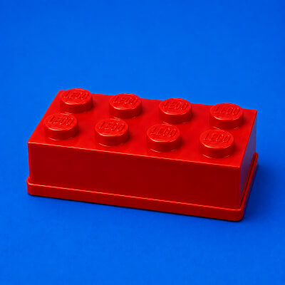 LEGO Block Covered Tray 3D Block