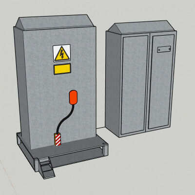 TT120 Gauge Electrical Boxes - Lineside Accessories
