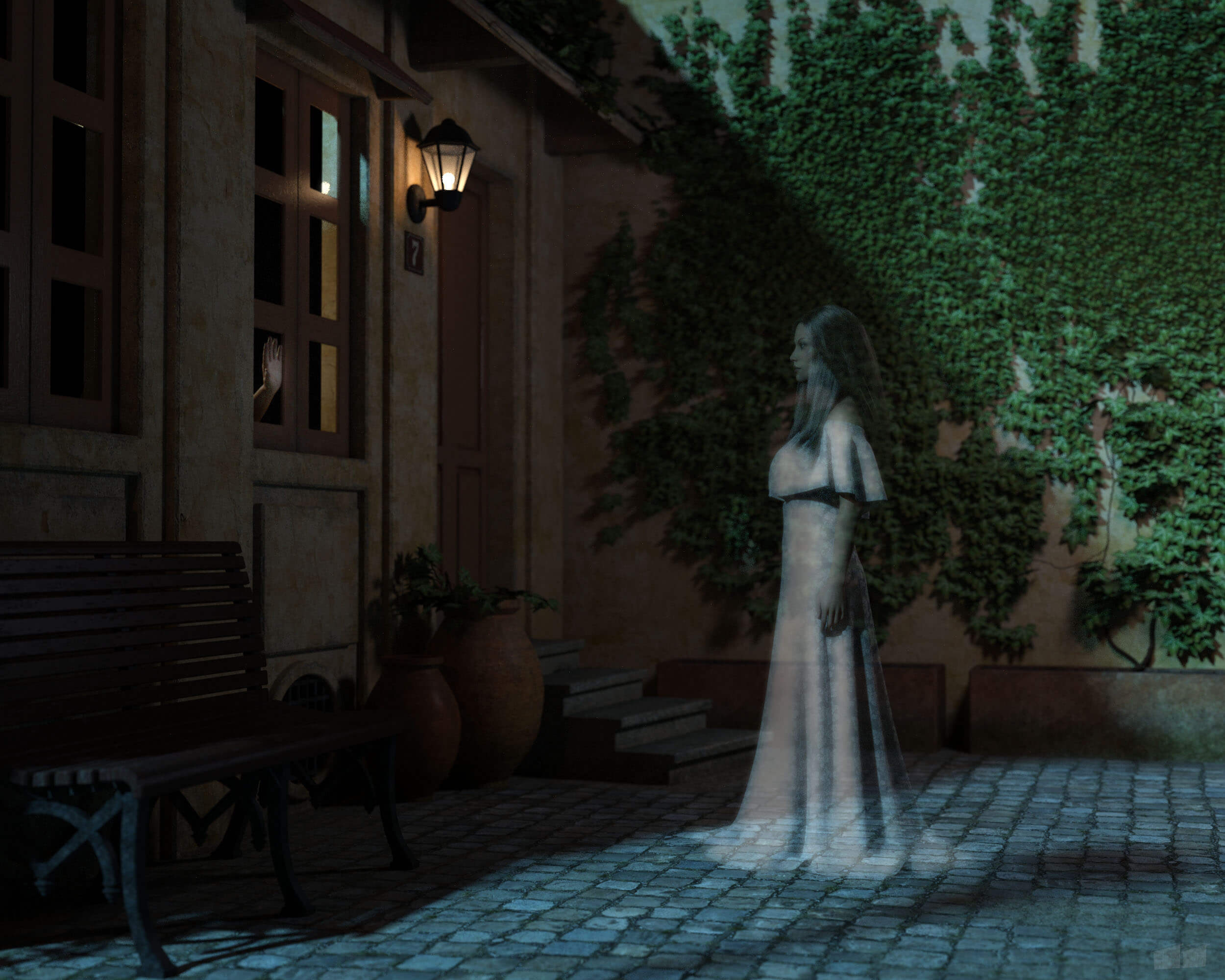 Dont Forget About Me 3D Render, Digital Artwork by splumer