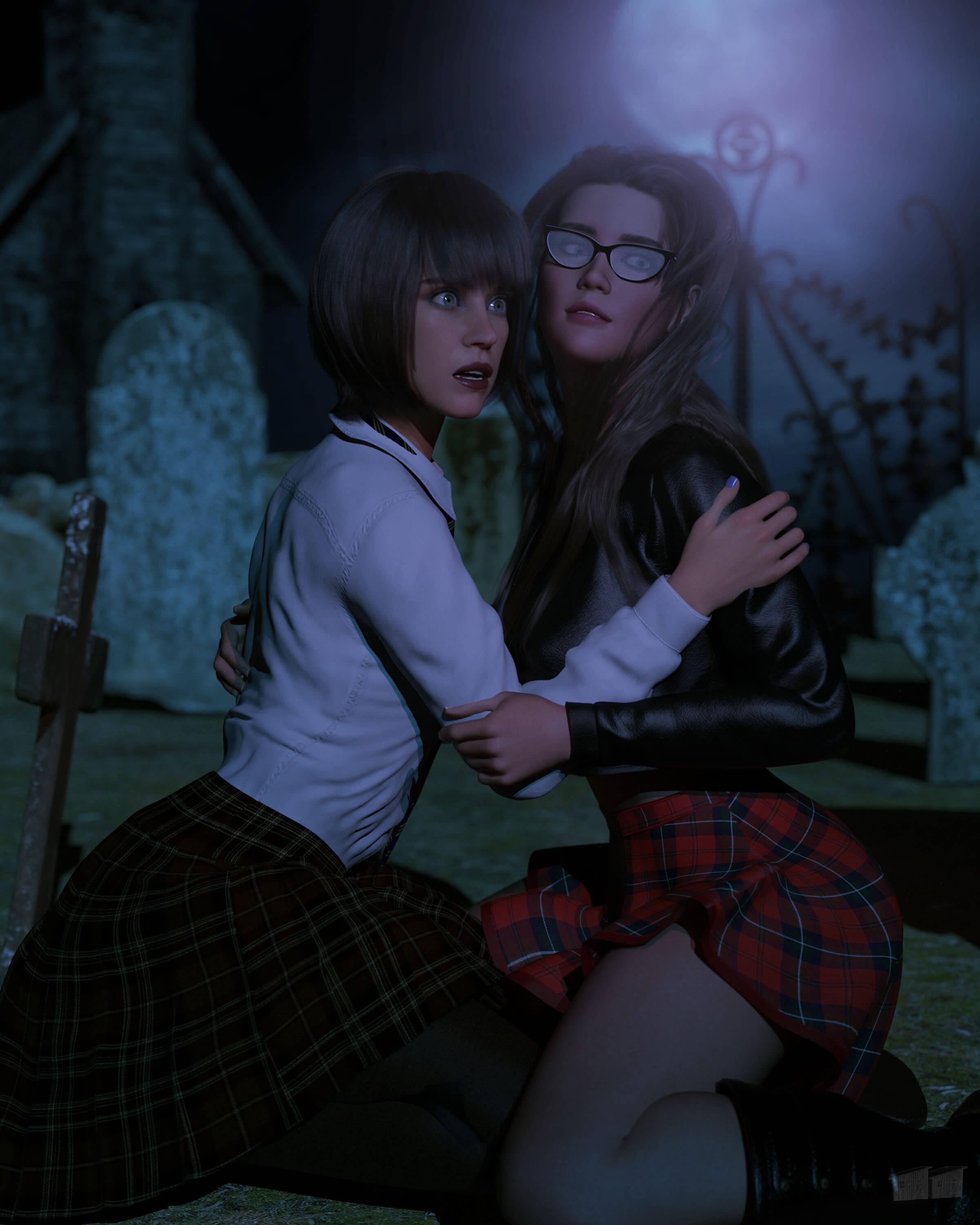 We Shouldnt Have Come This Way 3D Render, Digital Artwork by splumer