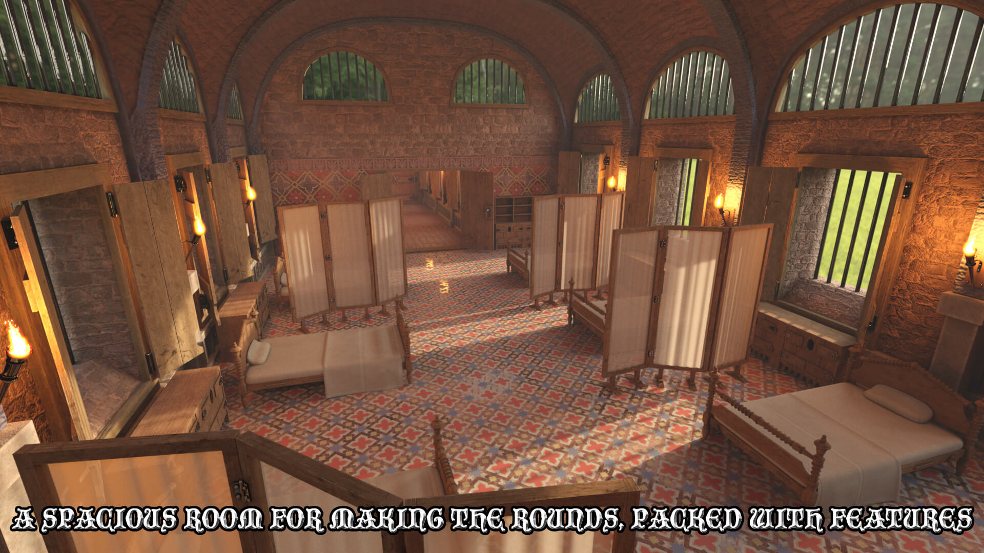 Medieval Infirmary Environment for DAZ Studio Daz Content