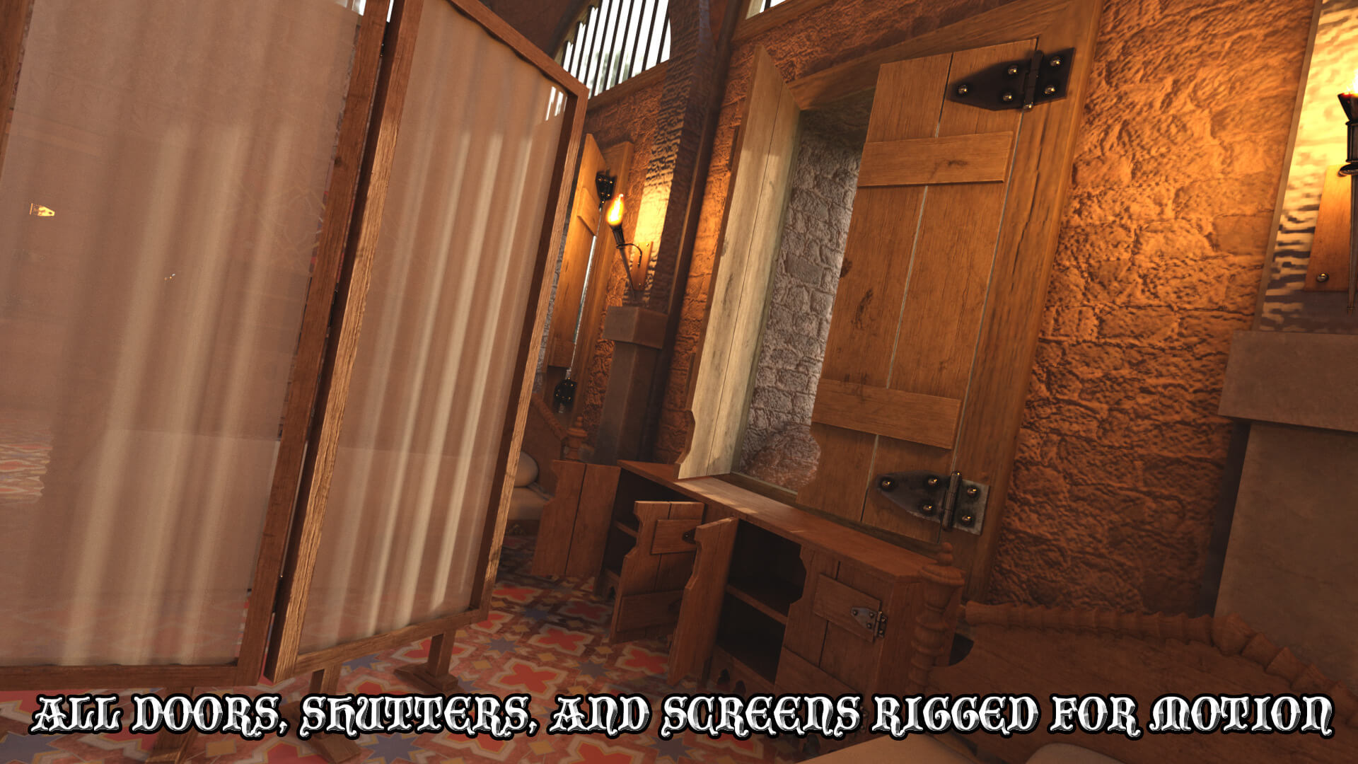 Medieval Infirmary Environment for DAZ Studio Daz Content