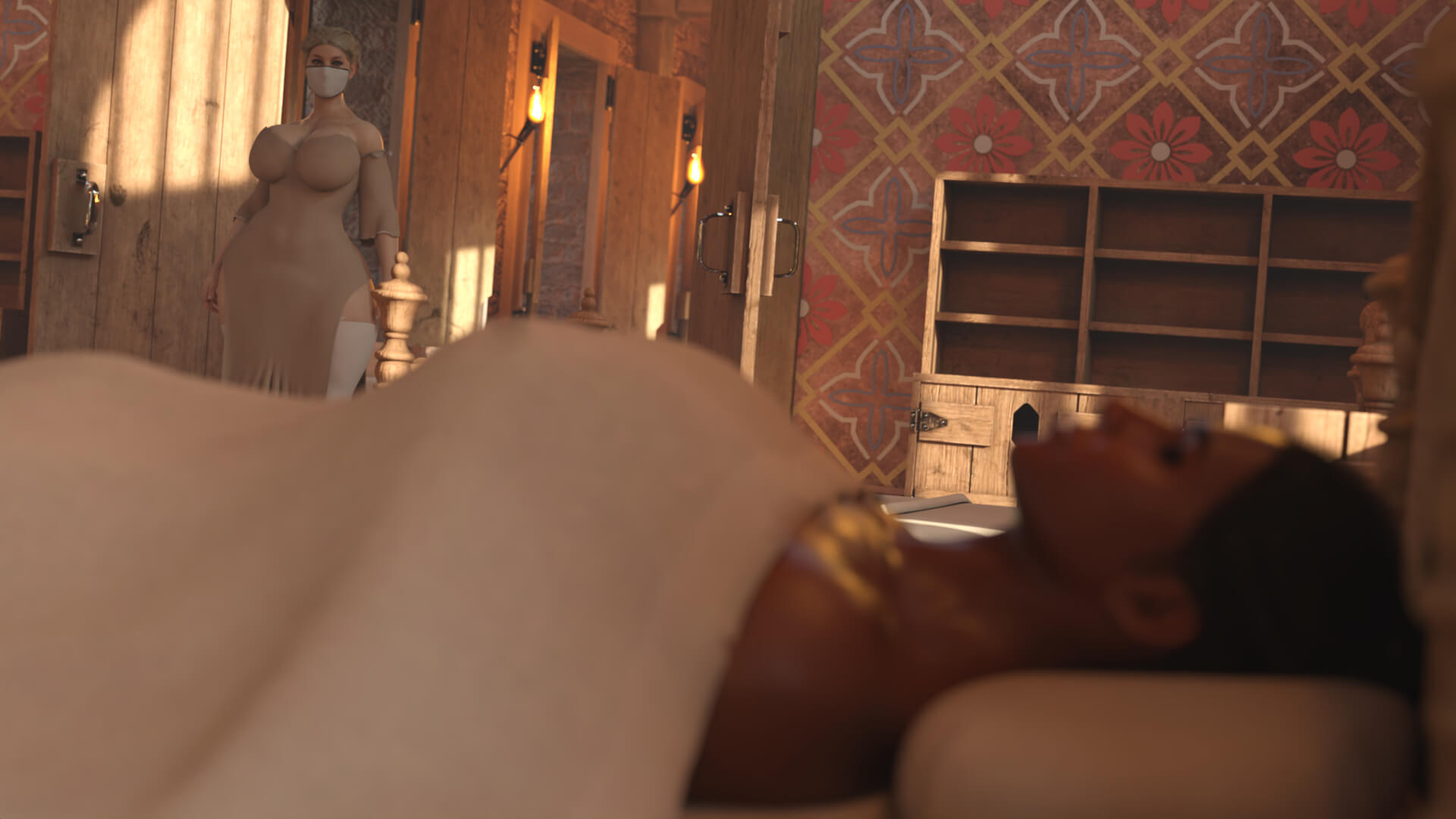 Medieval Infirmary Environment for DAZ Studio Daz Content