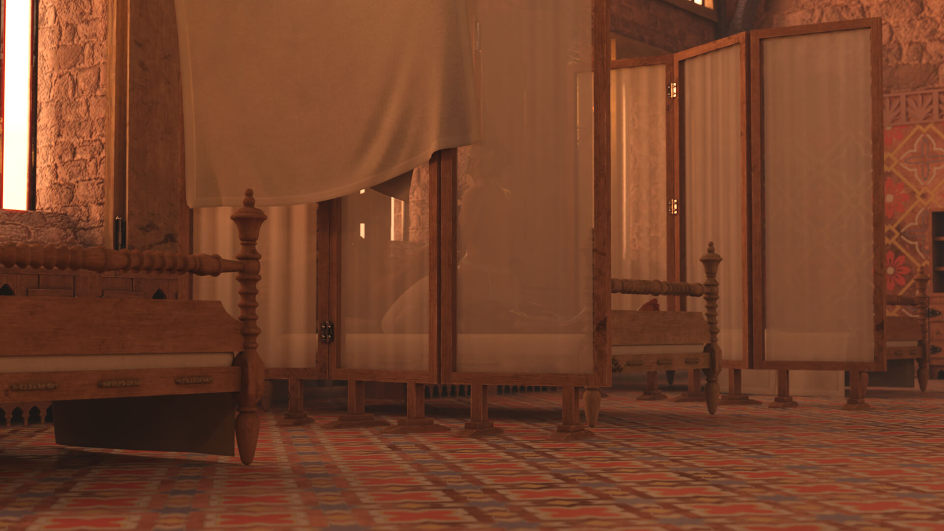 Medieval Infirmary Environment for DAZ Studio Daz Content
