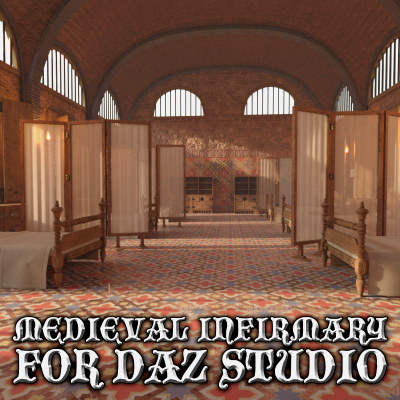 Medieval Infirmary Environment for DAZ Studio
