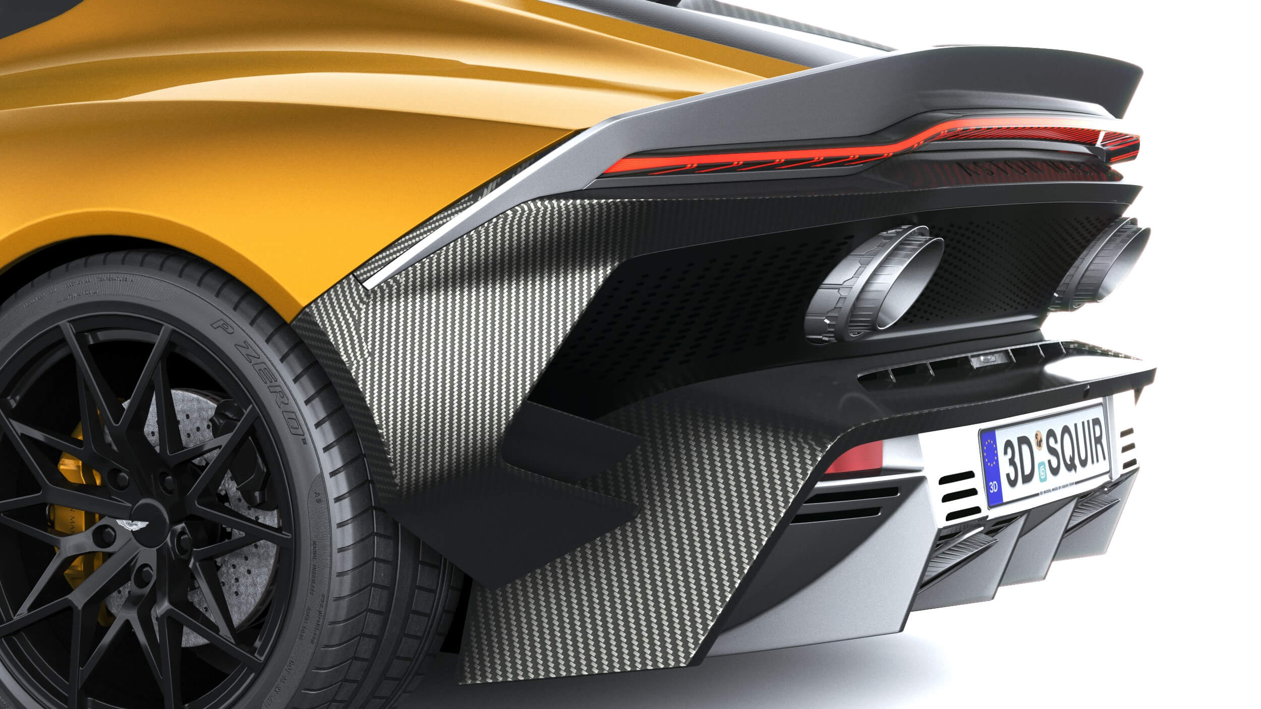 Aston Martin Valen 2028 3D Model