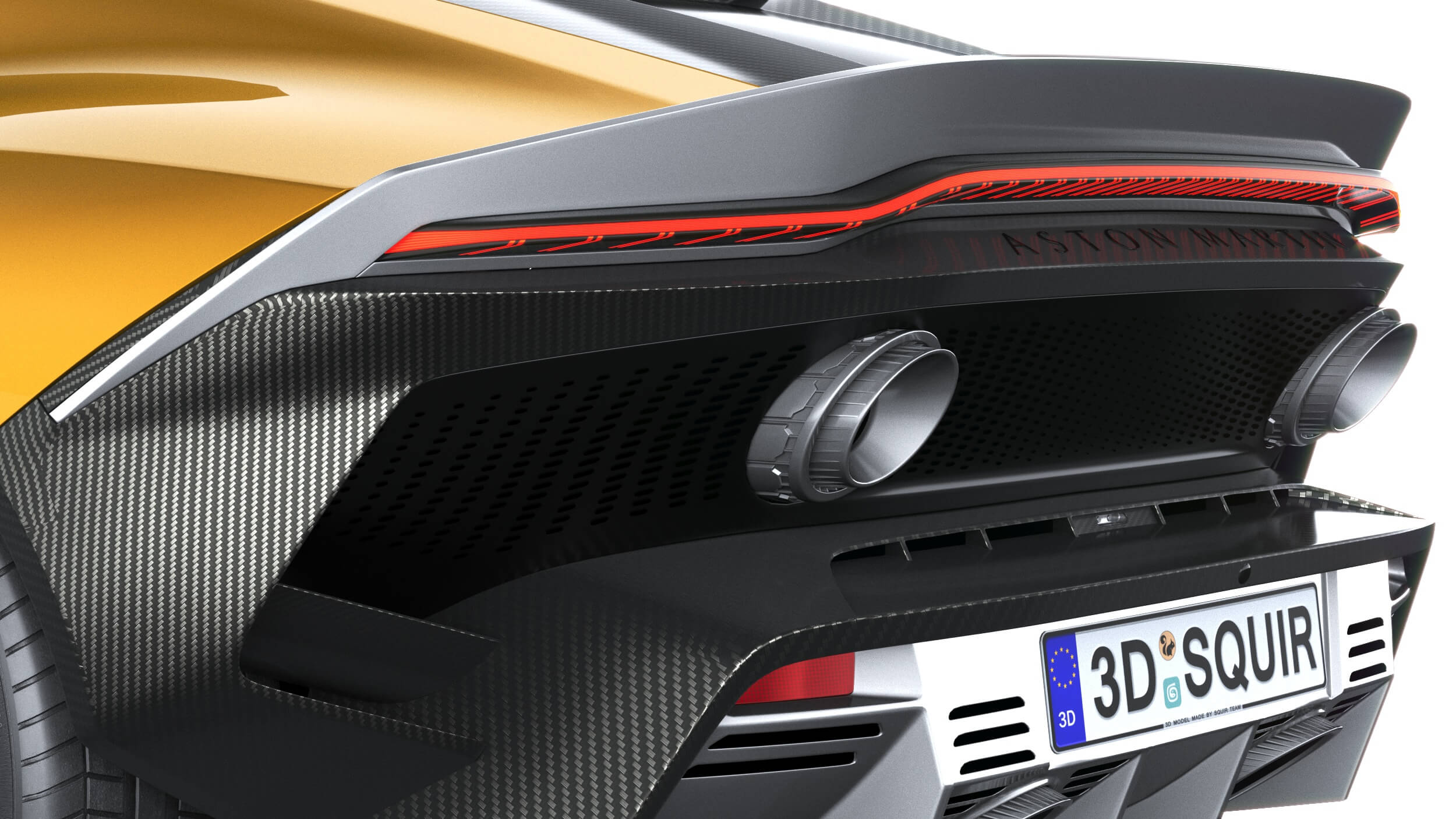 Aston Martin Valen 2028 3D Model