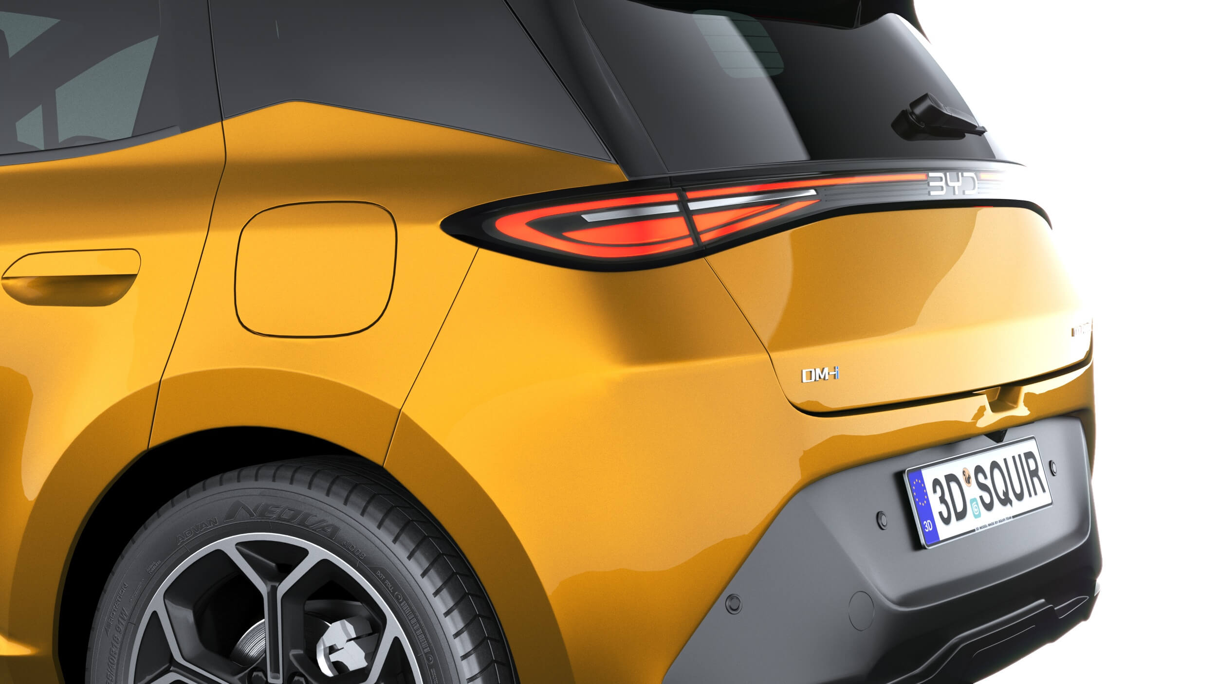 BYD Dolphin G DM-i 2027 3D Model
