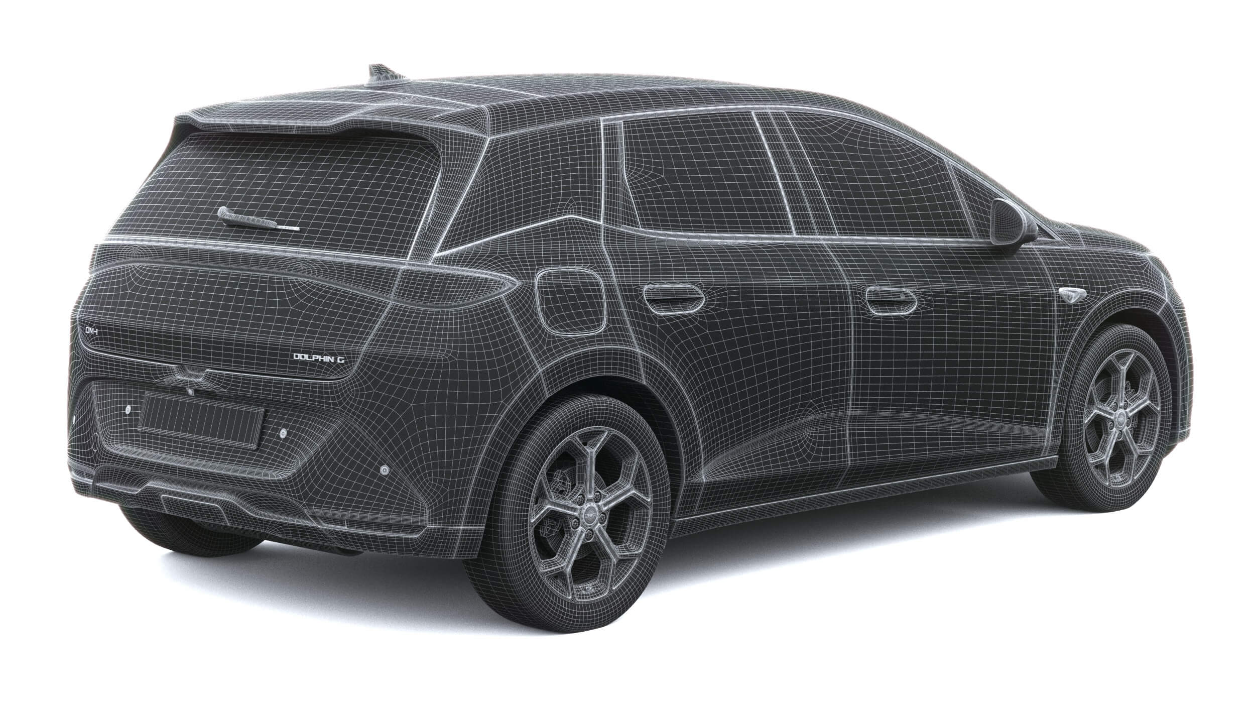 BYD Dolphin G DM-i 2027 3D Model