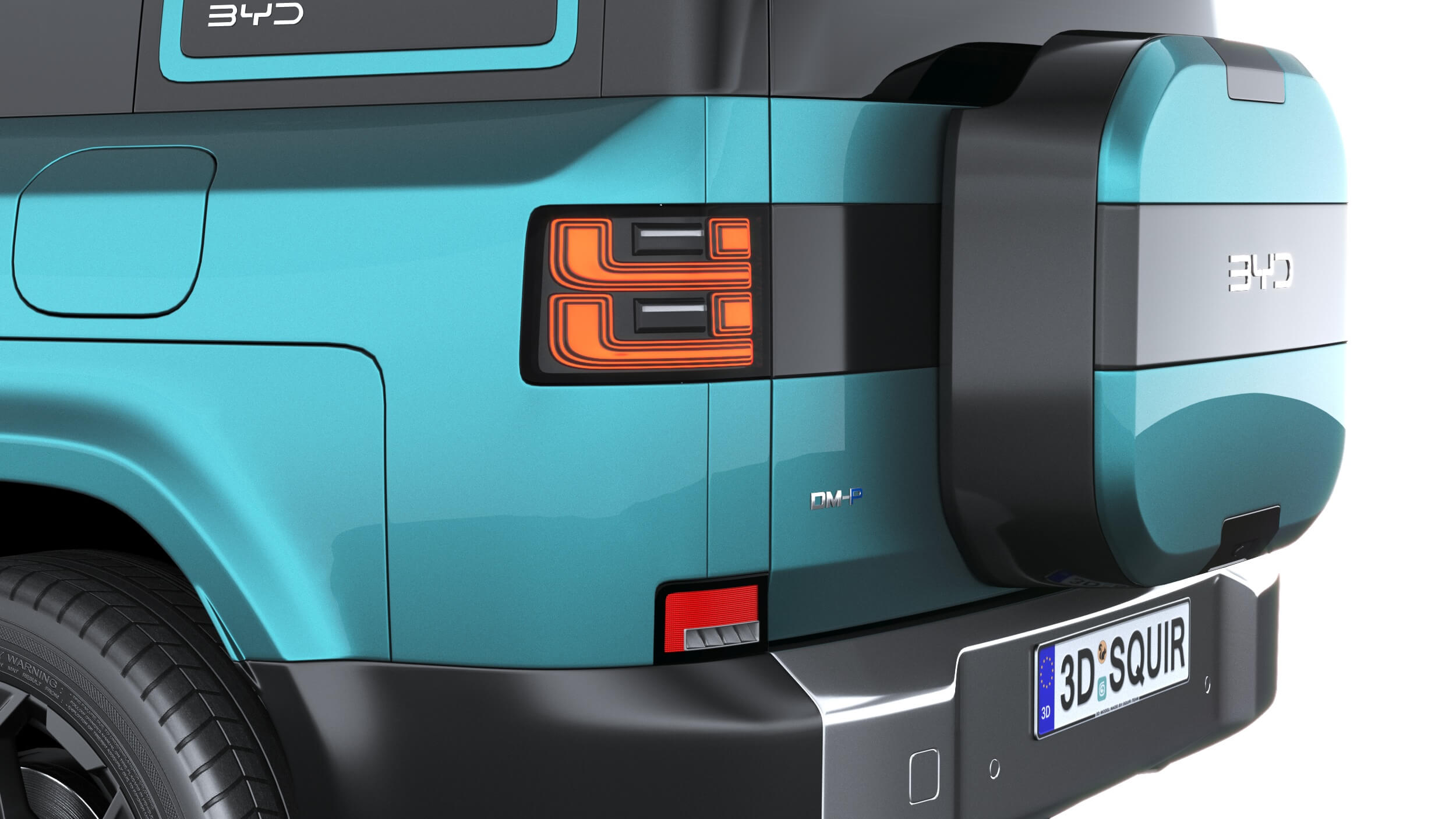 BYD Ti7 2027 3D Model