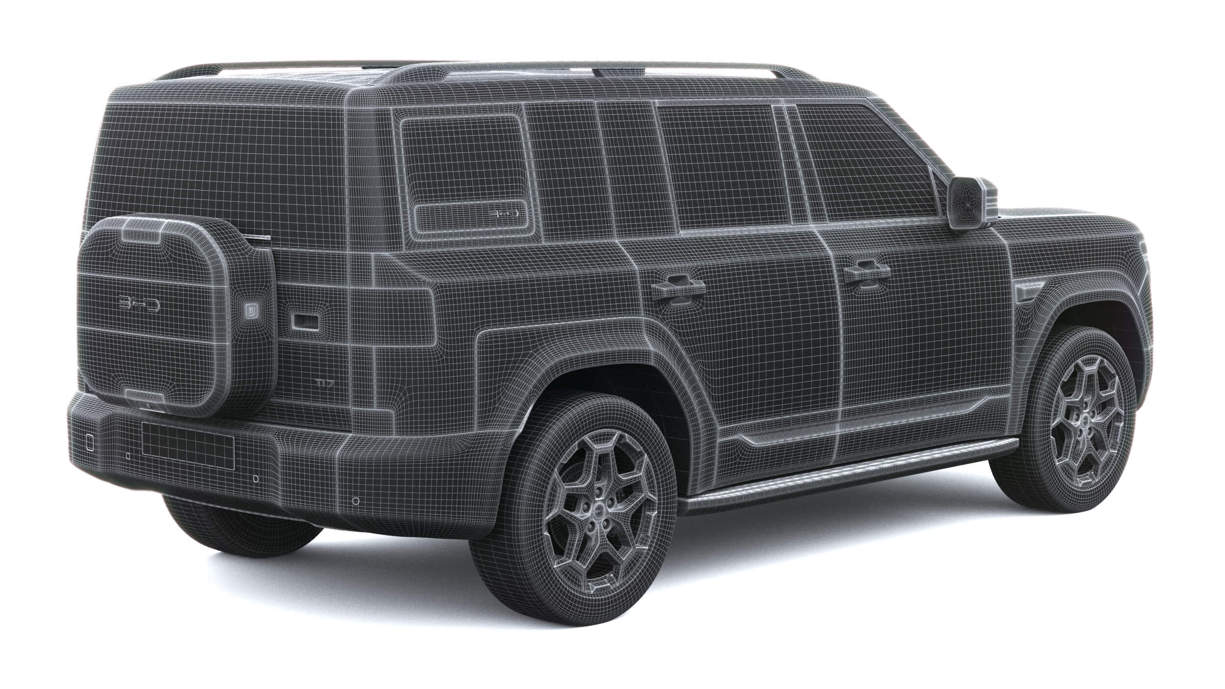 BYD Ti7 2027 3D Model