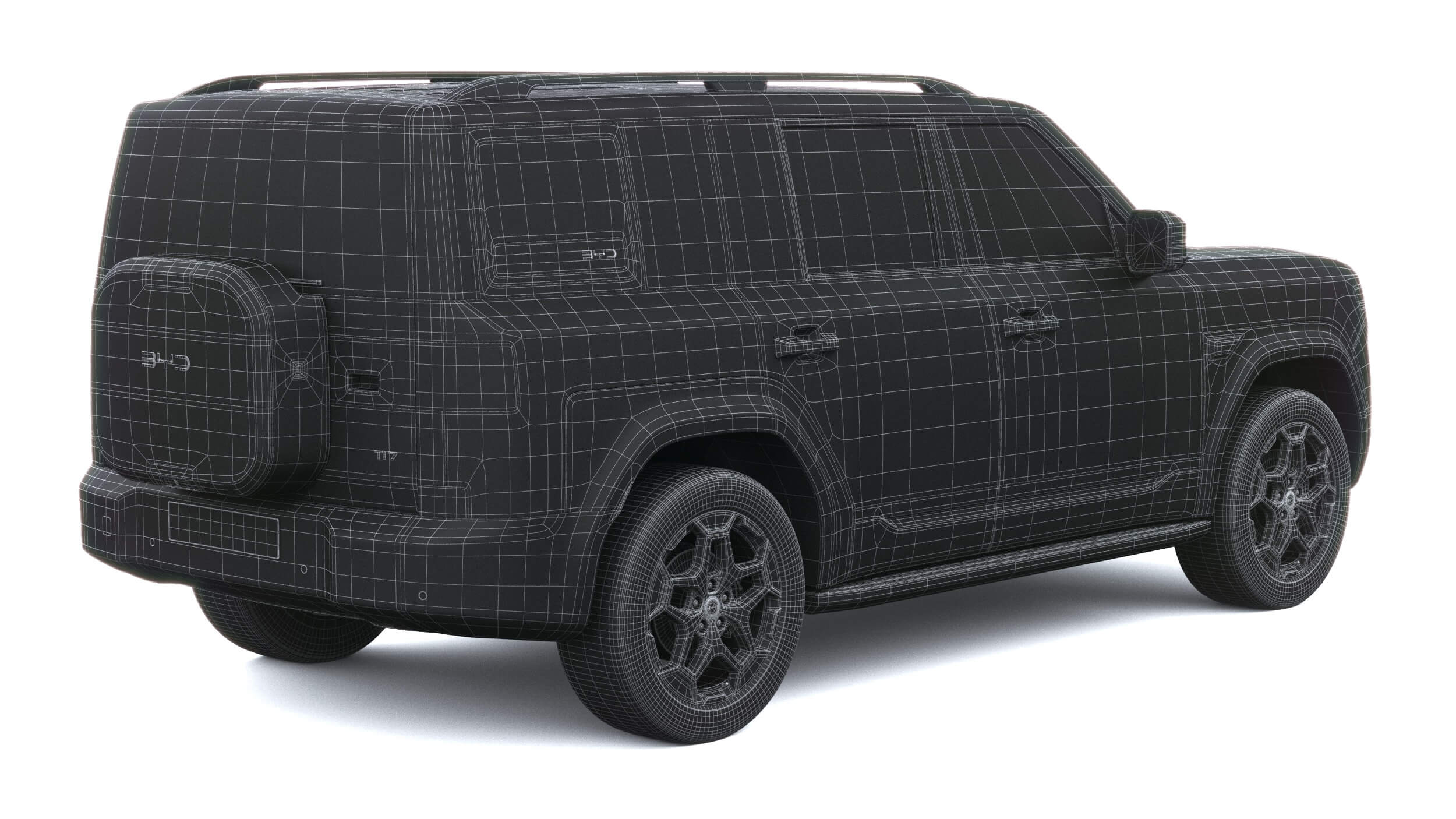 BYD Ti7 2027 3D Model