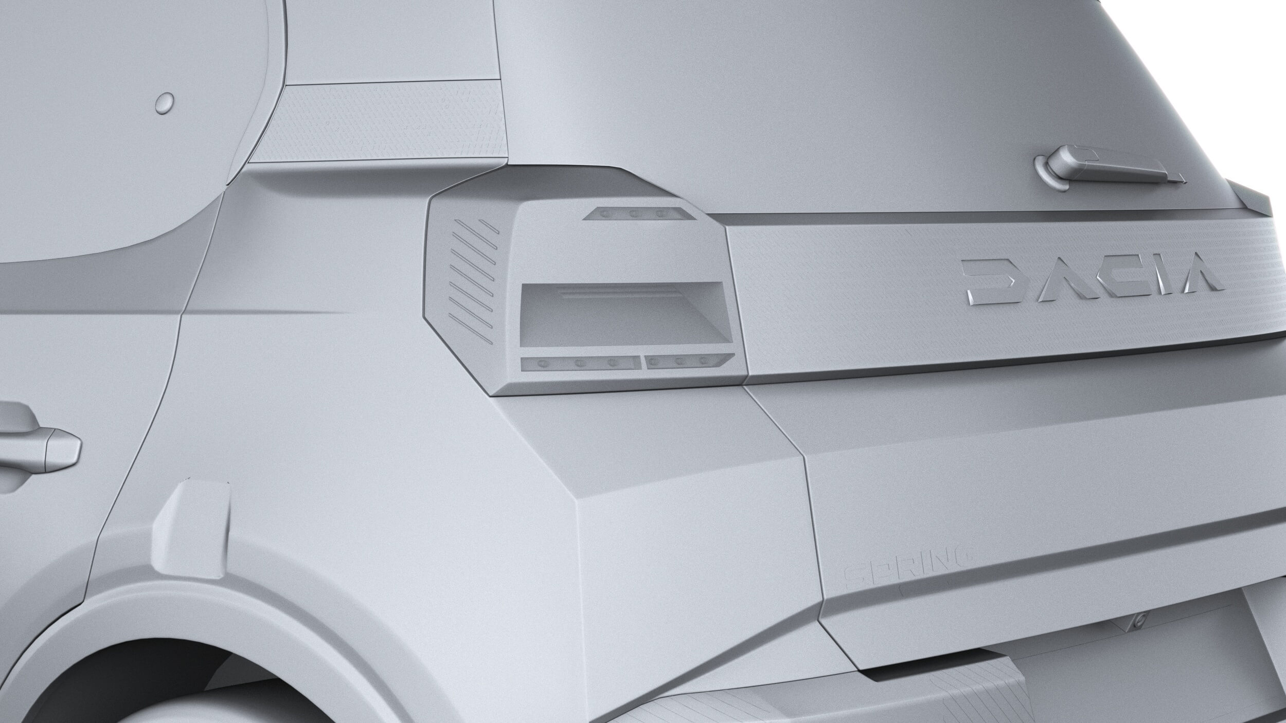 Dacia Spring 2027 3D Model