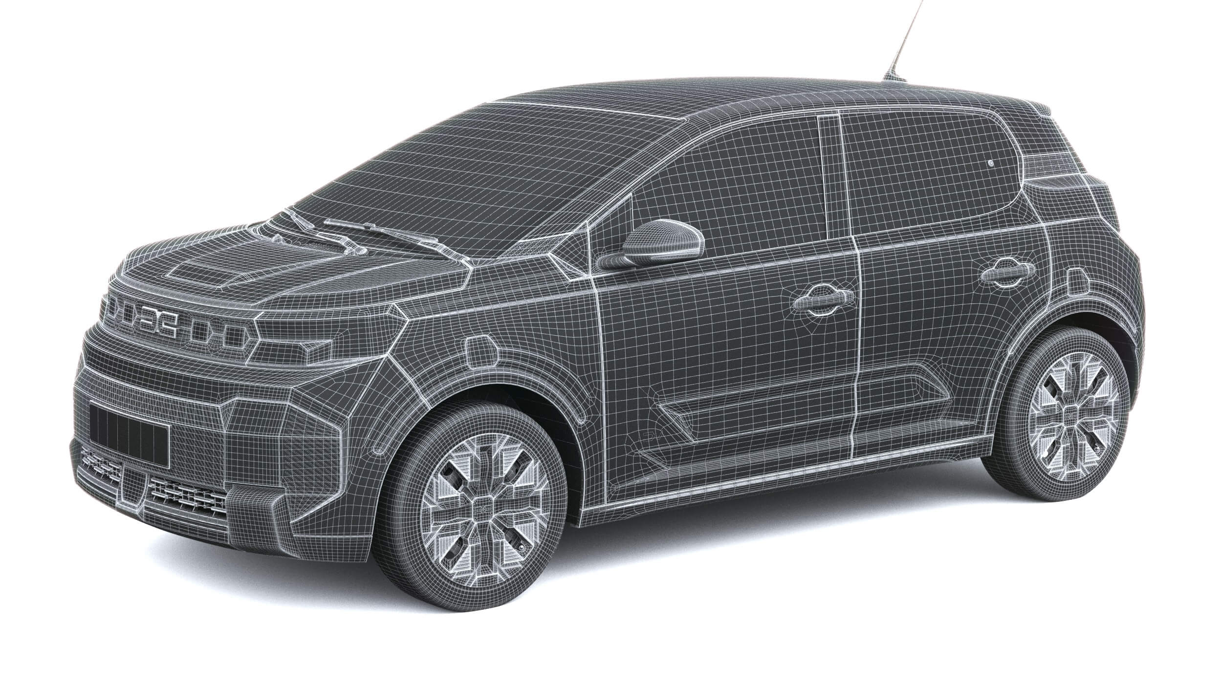 Dacia Spring 2027 3D Model