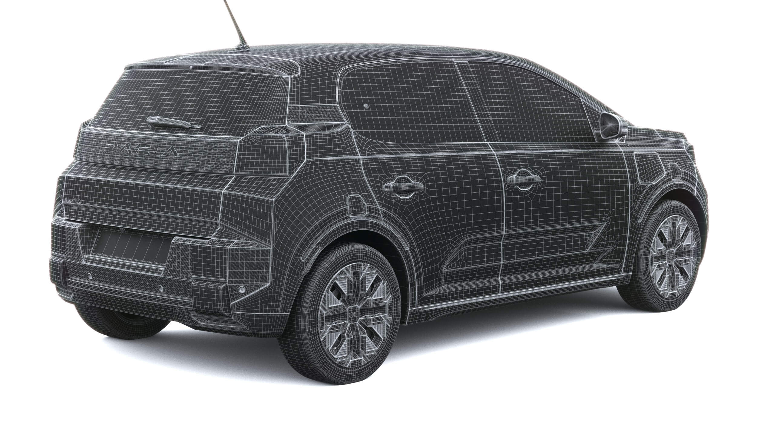 Dacia Spring 2027 3D Model
