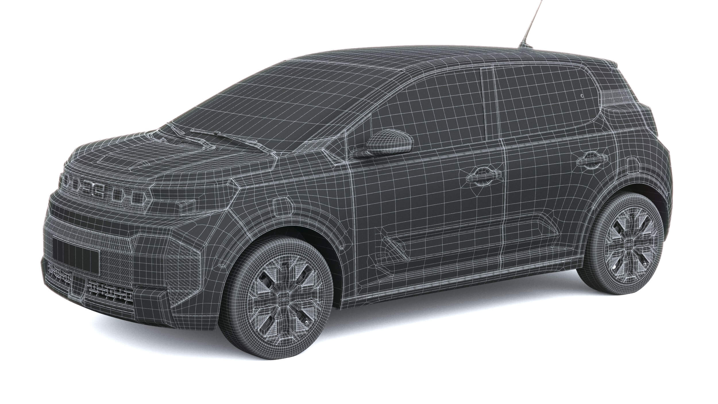 Dacia Spring 2027 3D Model