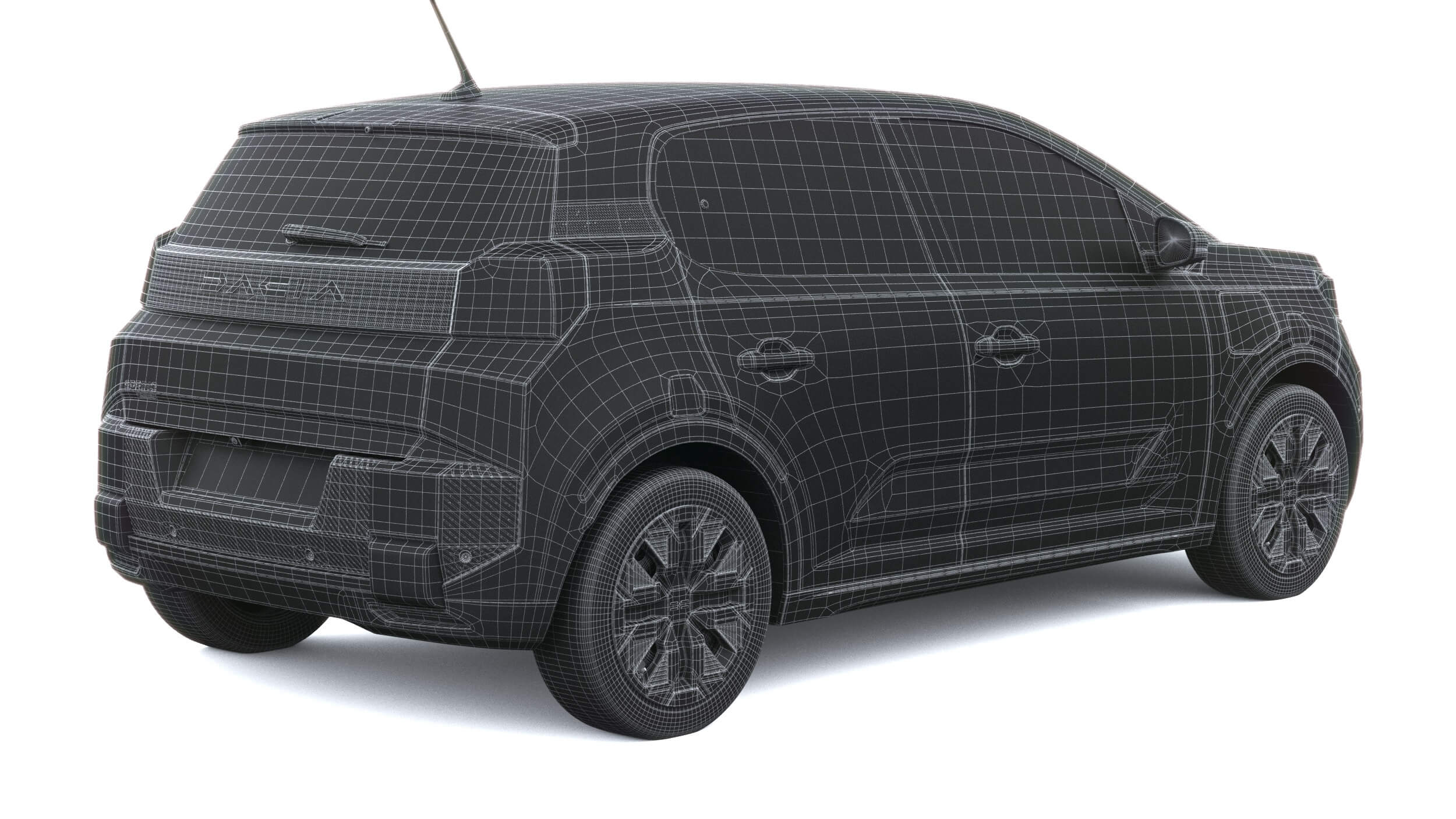 Dacia Spring 2027 3D Model