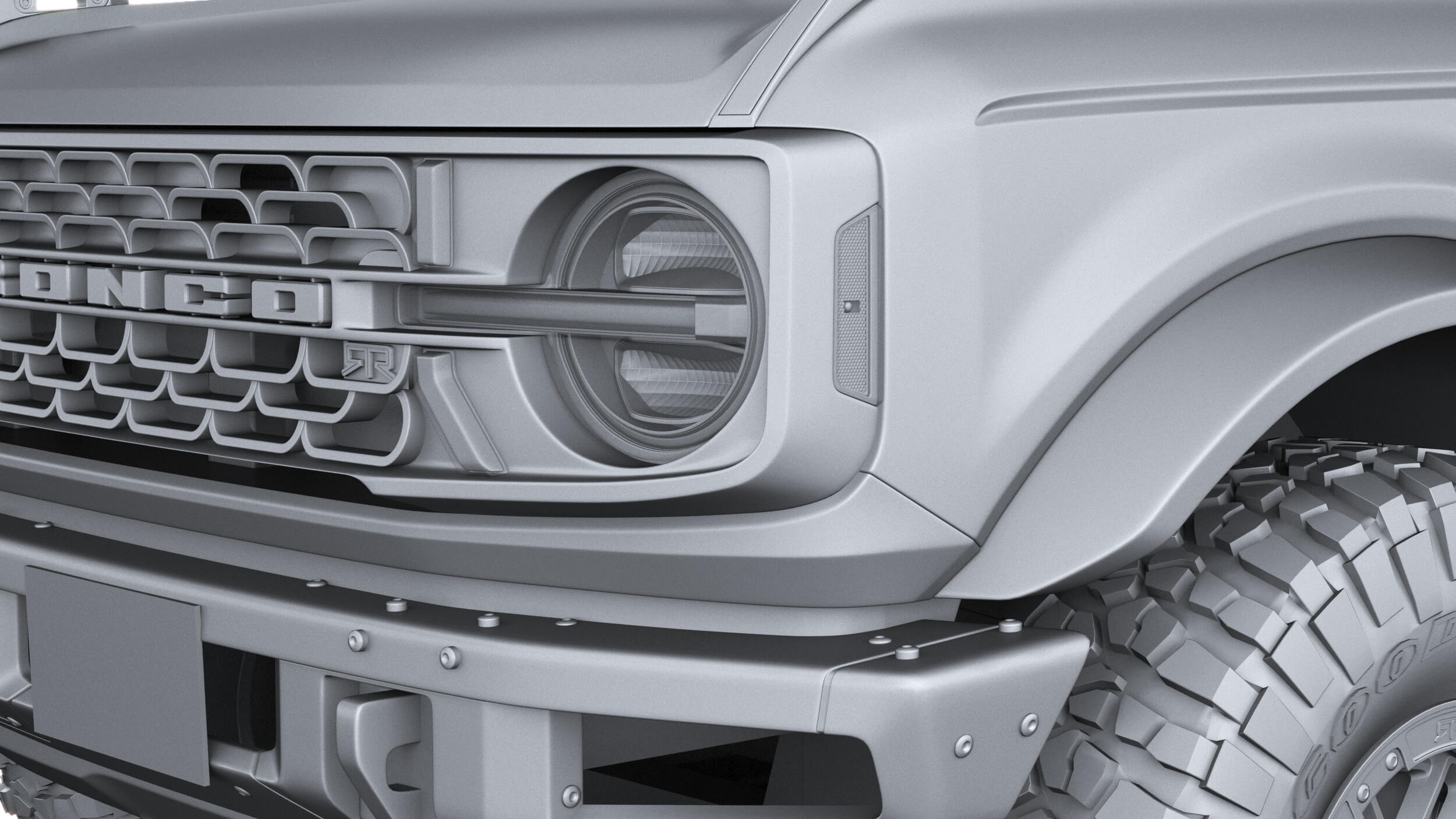 Ford Bronco RTR 2027 3D Model