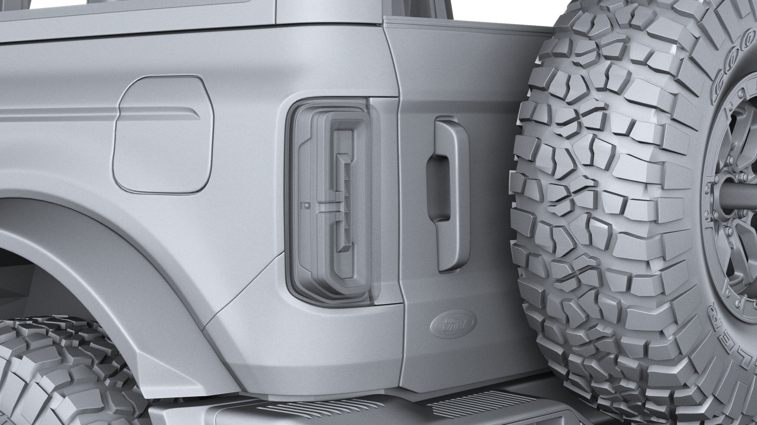 Ford Bronco RTR 2027 3D Model