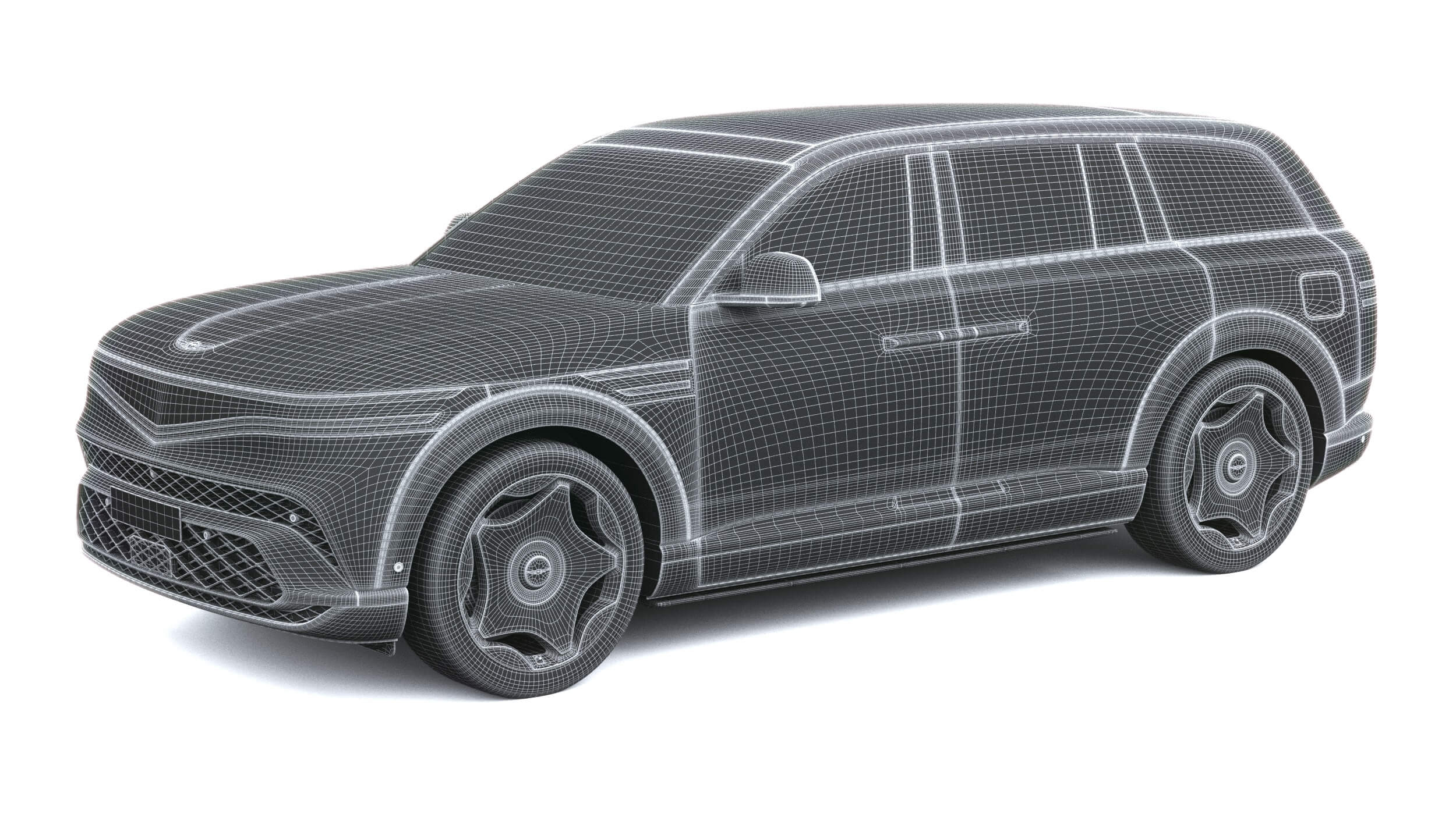 Genesis GV90 2027 3D Model