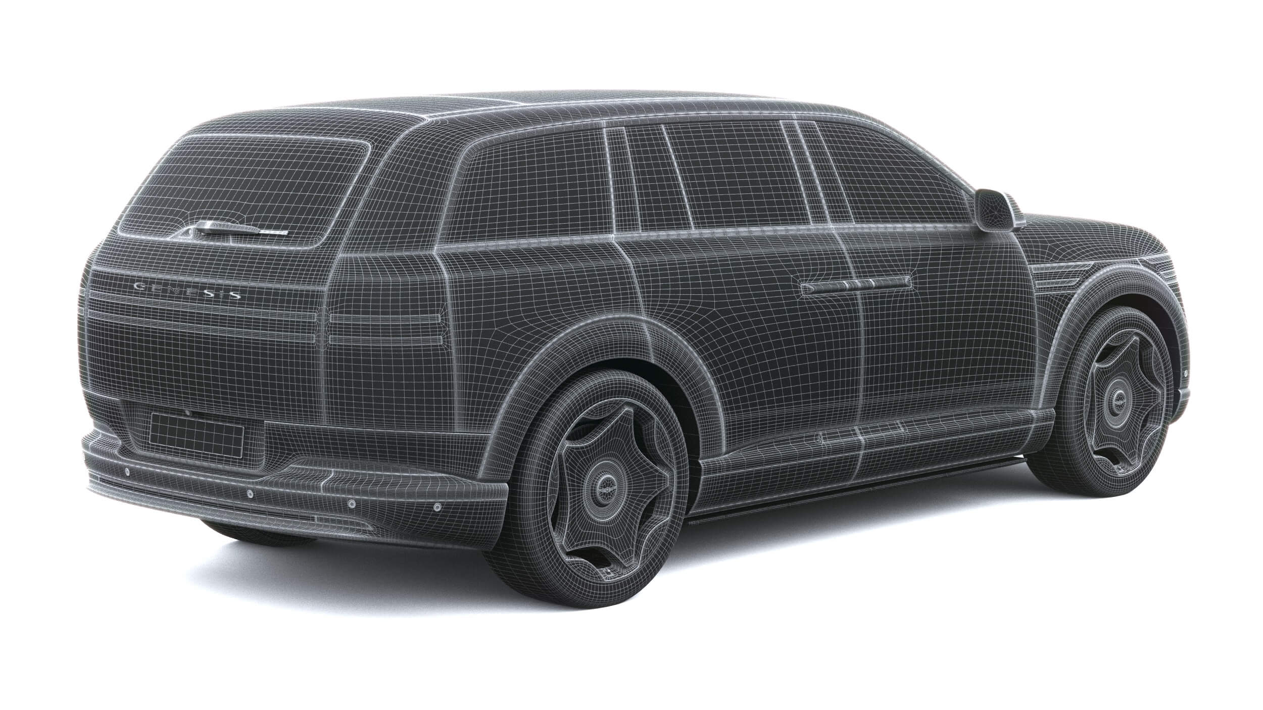 Genesis GV90 2027 3D Model
