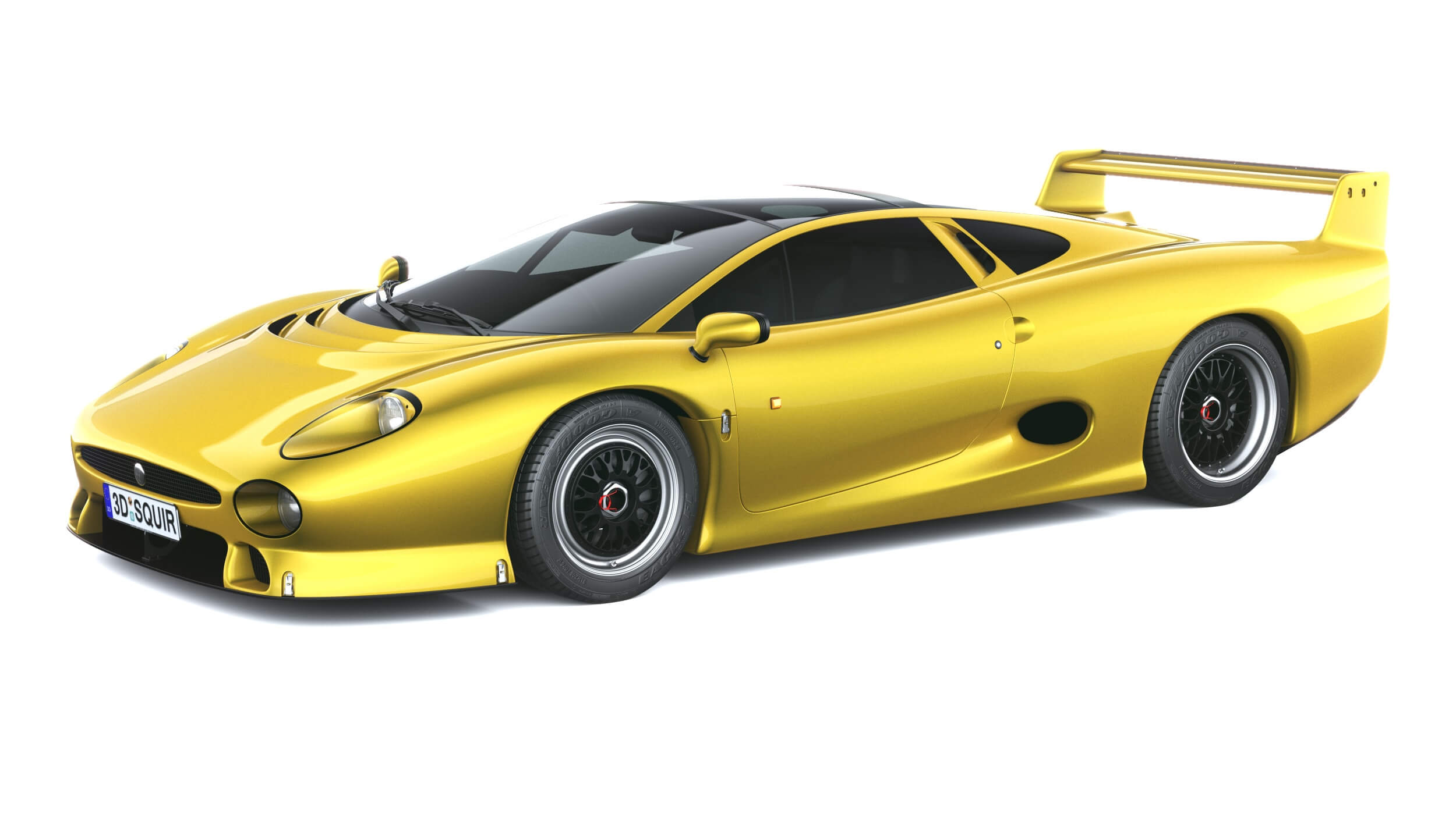 Jaguar XJ220 S 1992 3D Model