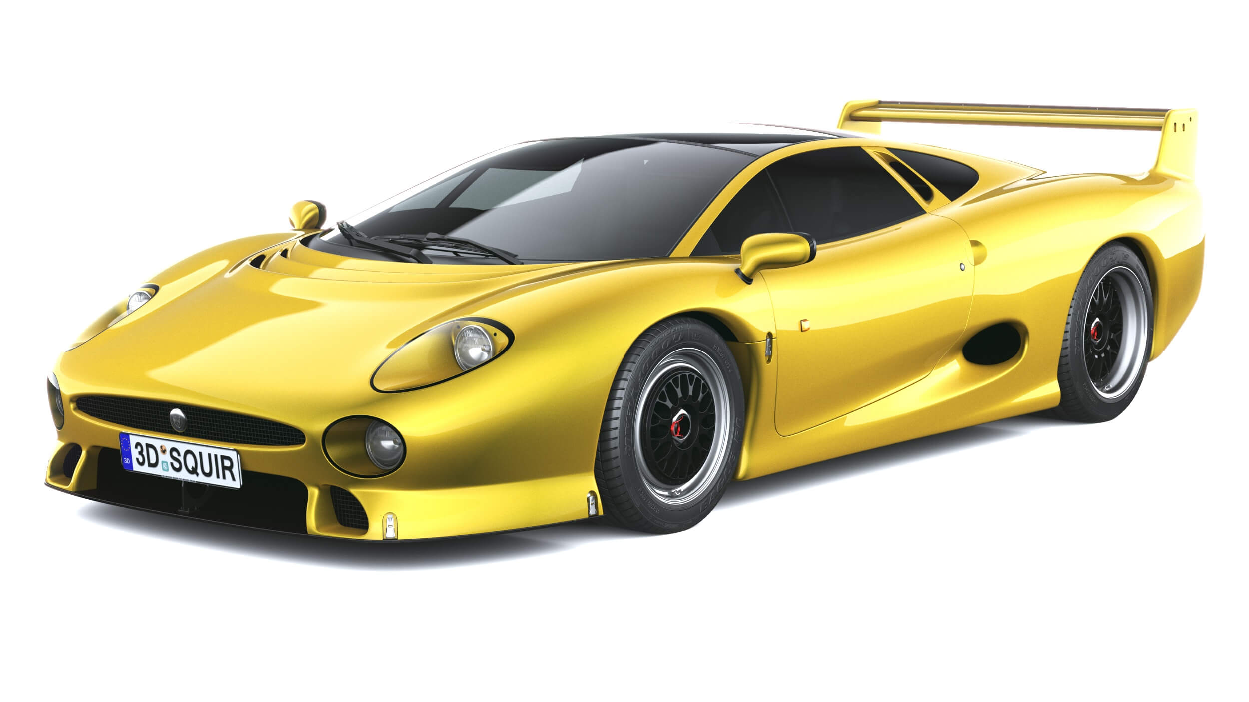 Jaguar XJ220 S 1992 3D Model