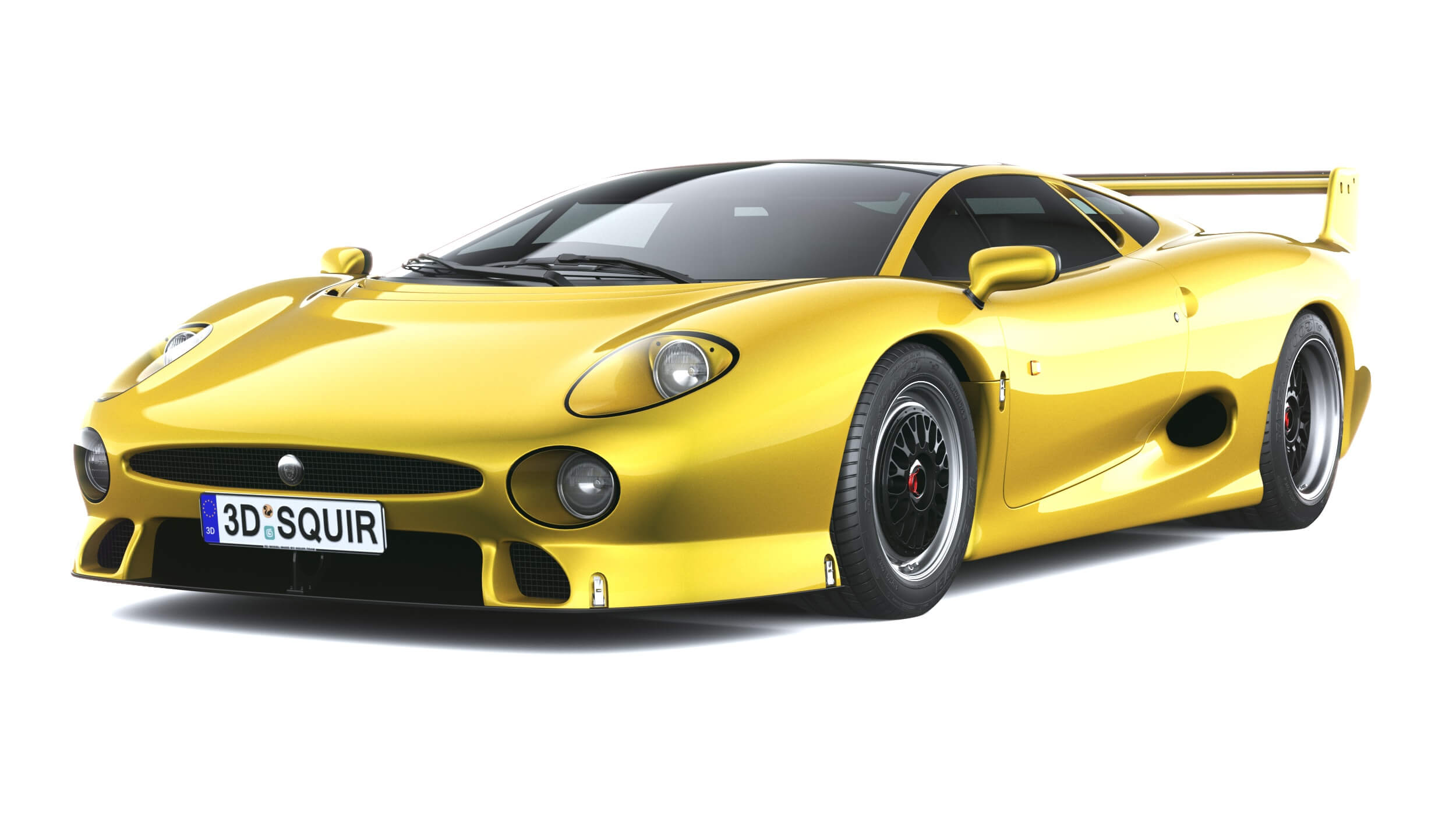 Jaguar XJ220 S 1992 3D Model
