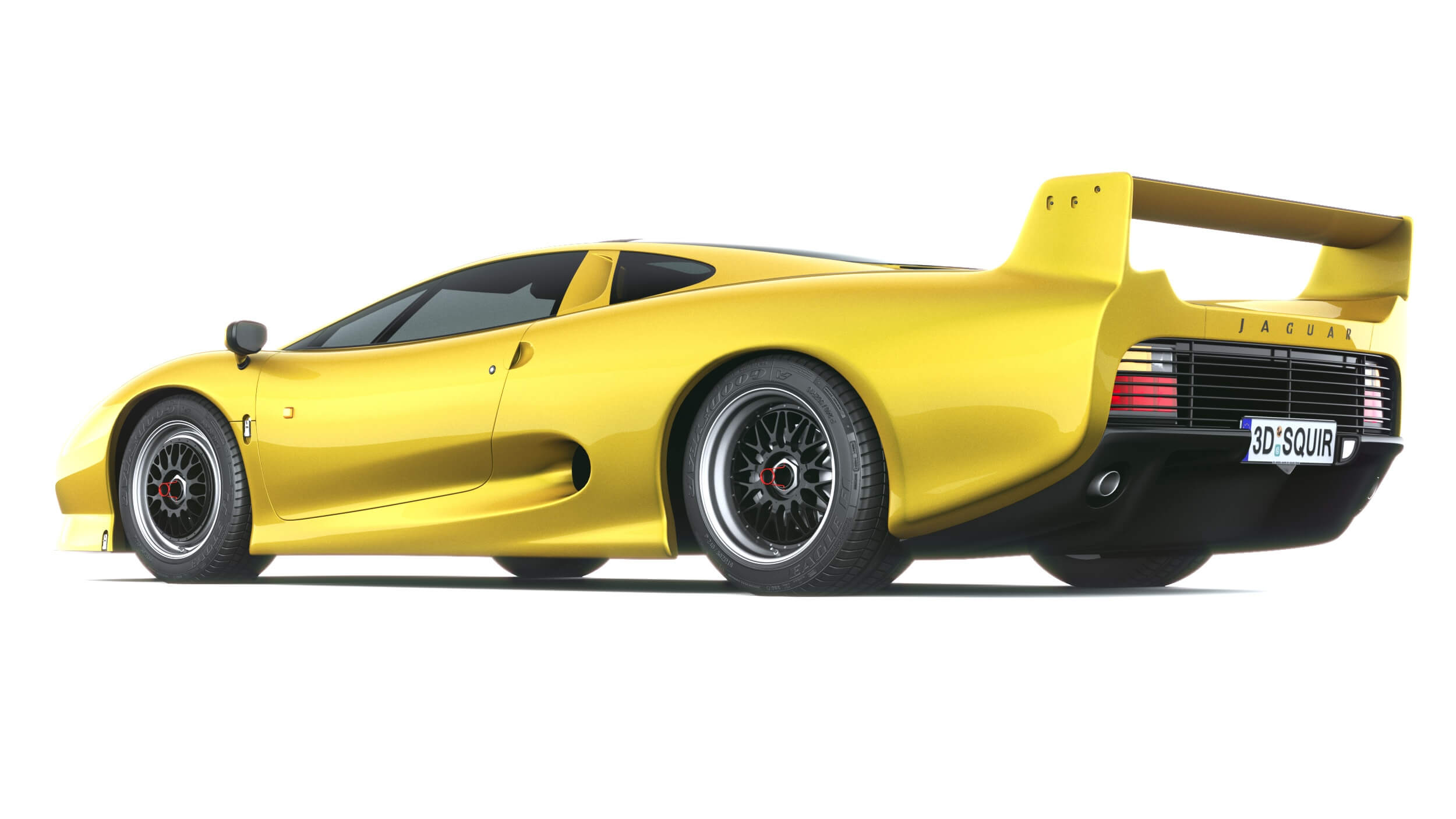 Jaguar XJ220 S 1992 3D Model