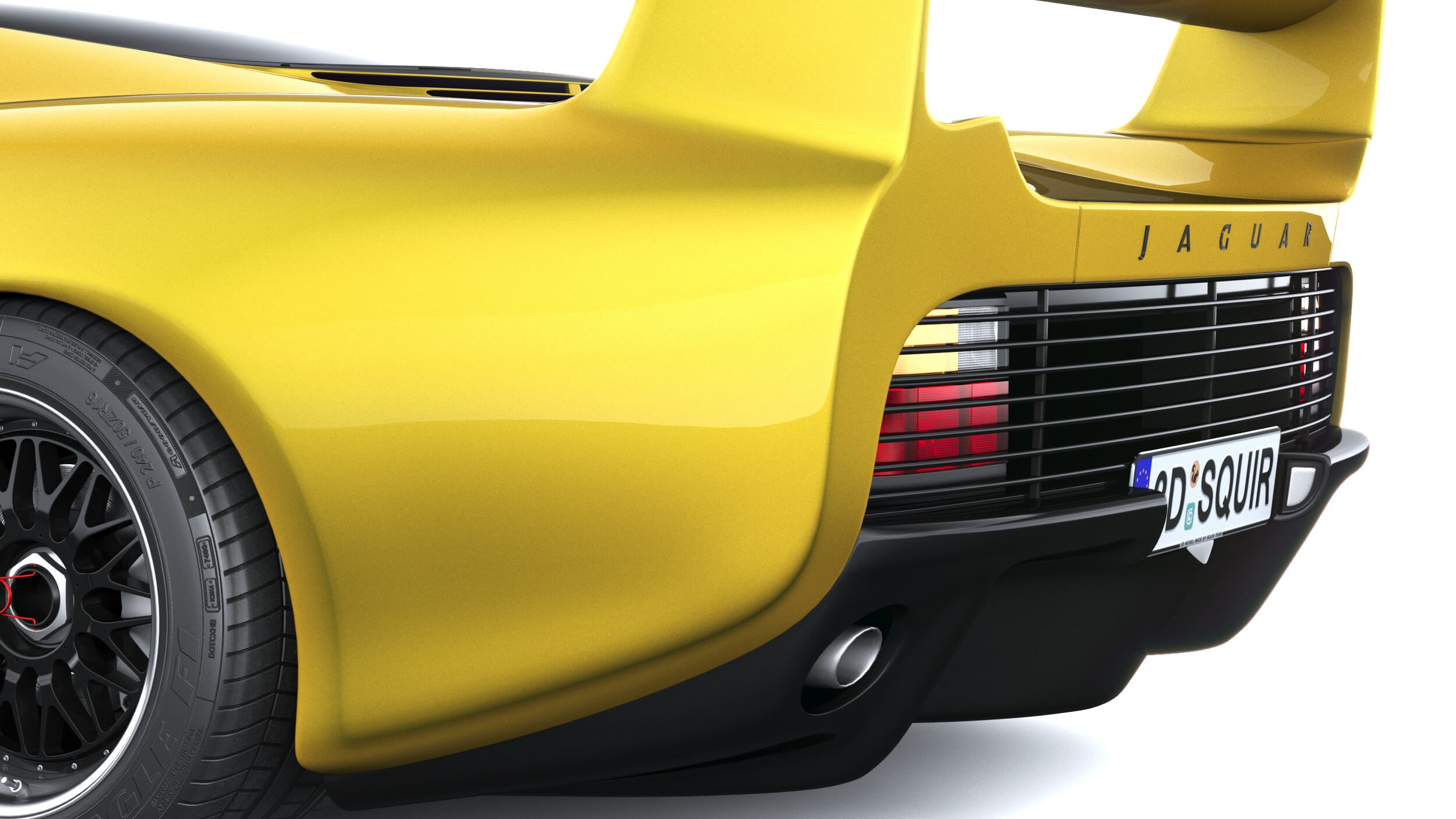 Jaguar XJ220 S 1992 3D Model
